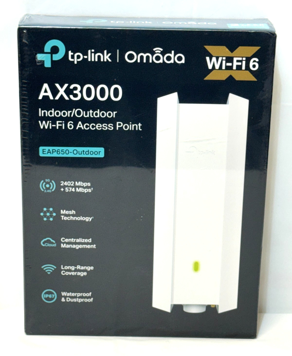 TP-Link EAP650-Outdoor | AX3000 Wireless Indoor / Outdoor Wi-Fi 6 Access Point