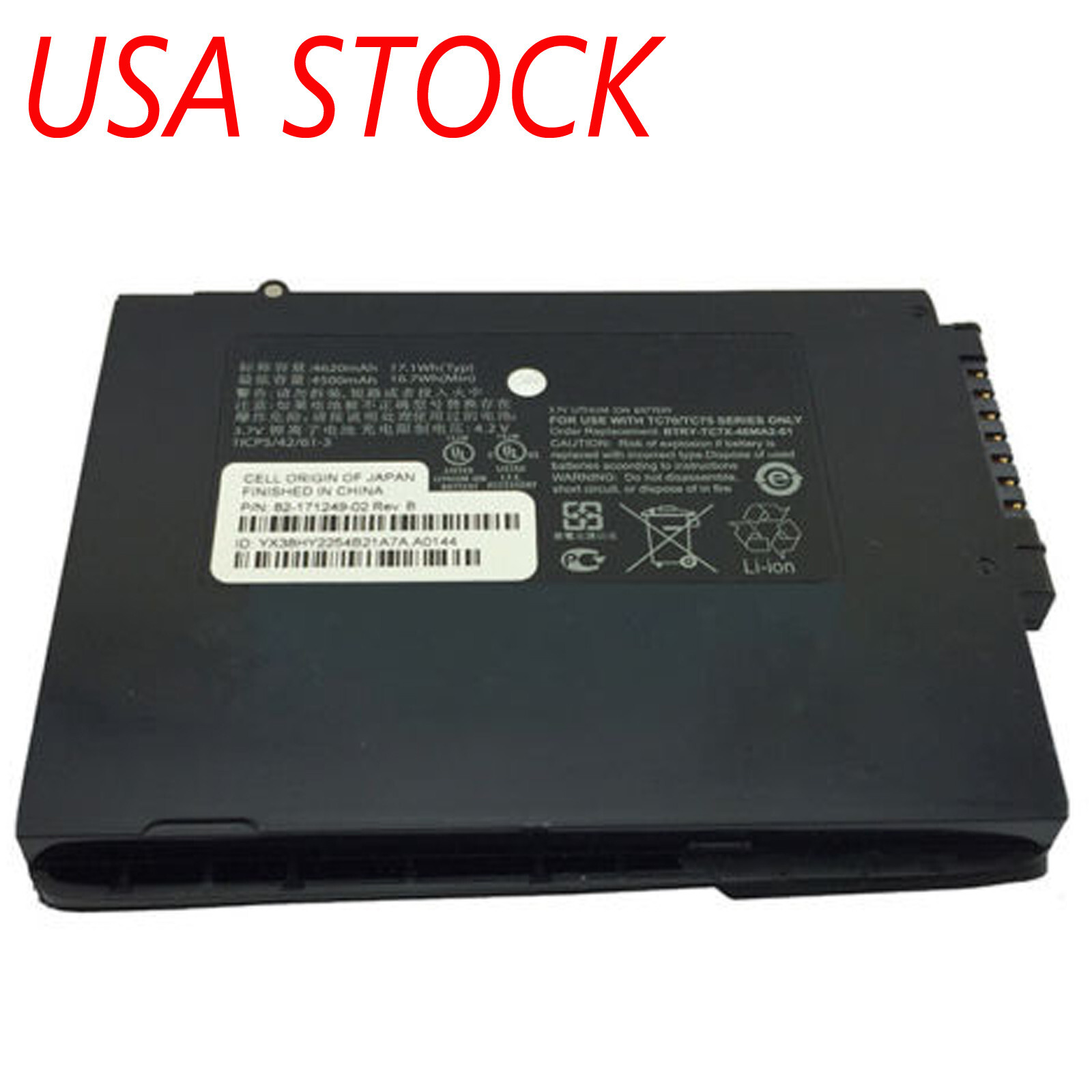 New Battery For Zebra Symbol TC70 TC72 TC75 TC77 BT-000318 BTRY-TC7X-46MPP-01