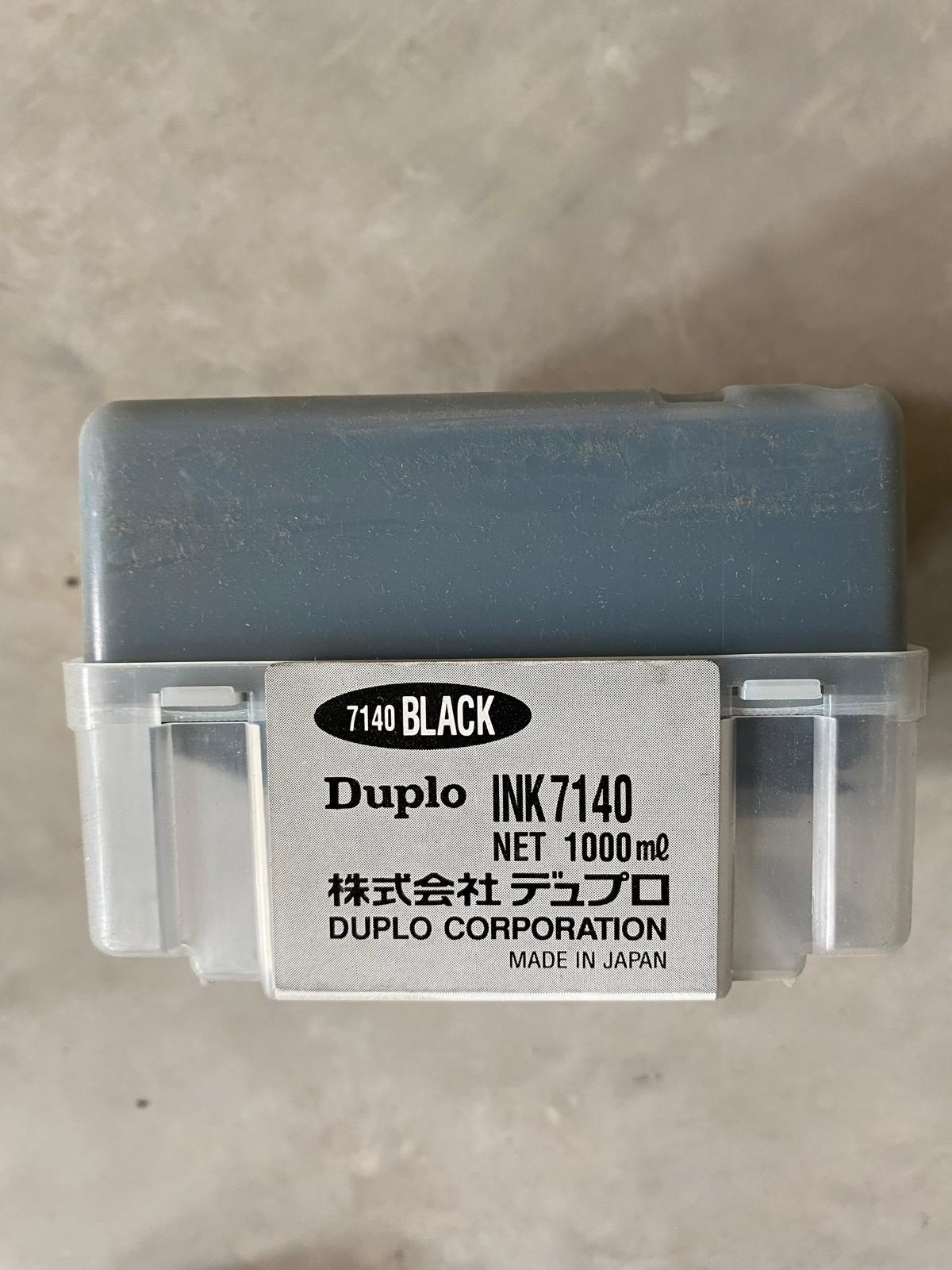 Genuine Duplo Ink 7140 Black Ink 1000ml Ink DP-63, DP-63P, DP-63S bulk