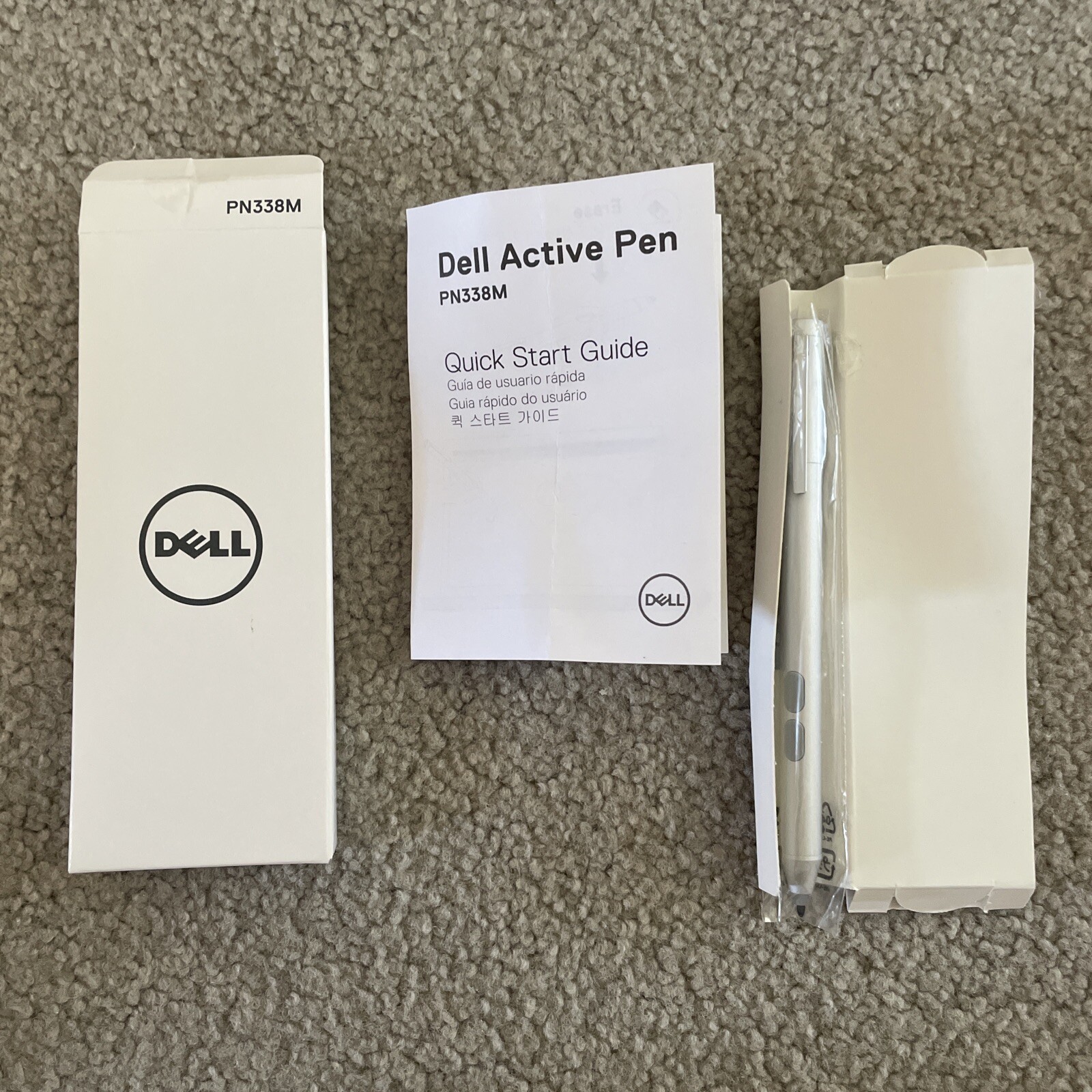 Dell Active Pen Stylus, Silver PN338M Open Box For Inspiron