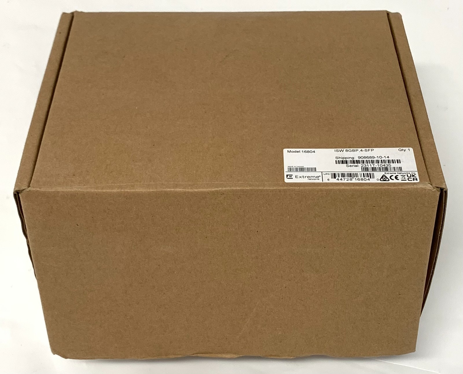 Extreme Networks 16804 Ethernet Switch P/N:ISW 8GBP, 4-SFP