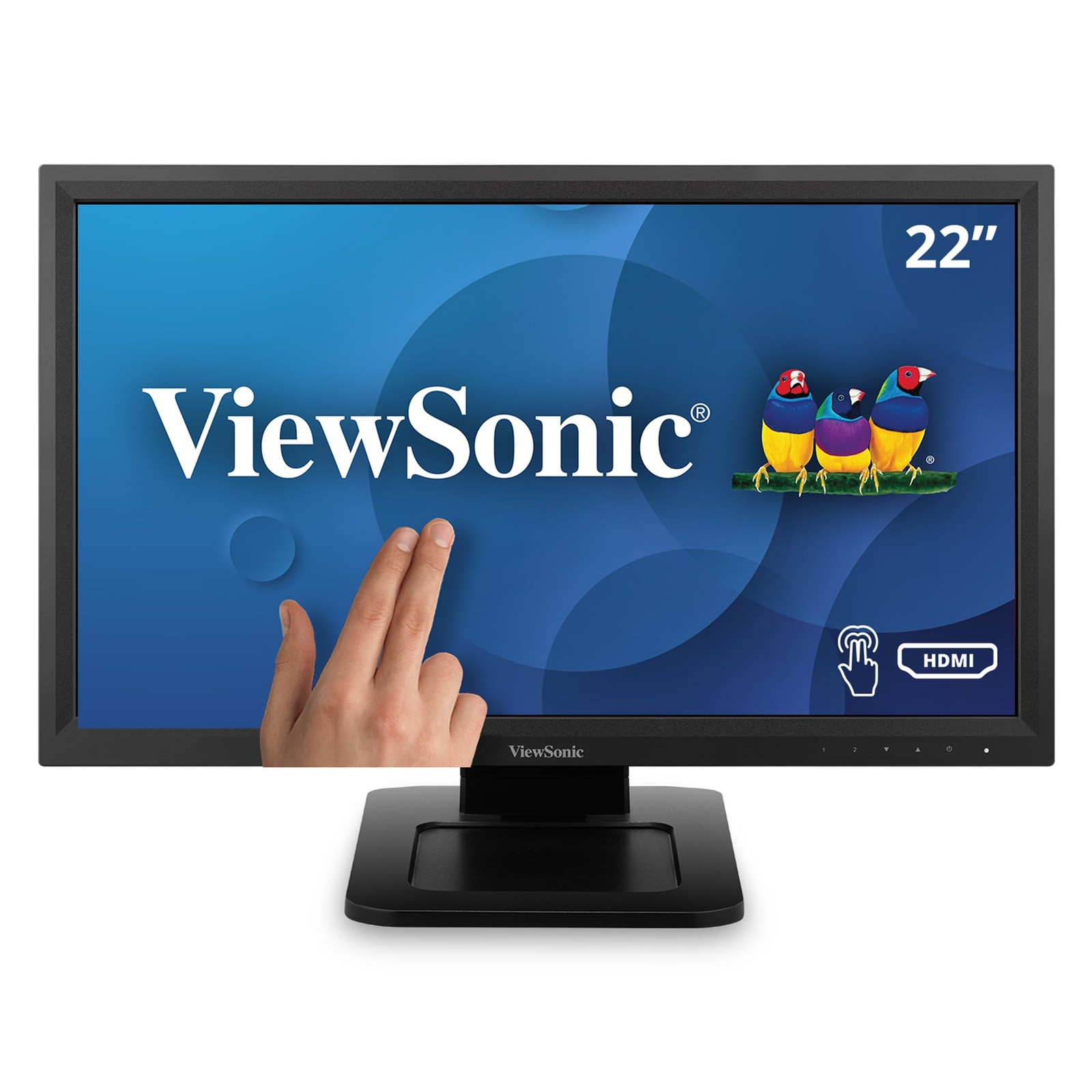 ViewSonic TD2211 22 Inch 1080p Touch Screen 12.1" x 20.4" x 2.2", Black