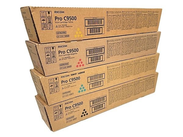 Genuine Ricoh Pro C9500 CMYK Toners Set 828667 / 828668 / 828669 / 828670