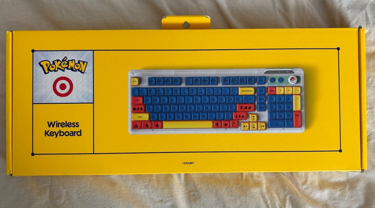 Target x Pokemon Wireless Keyboard Limited Edition 30th Anniversary IN HAND 🔥