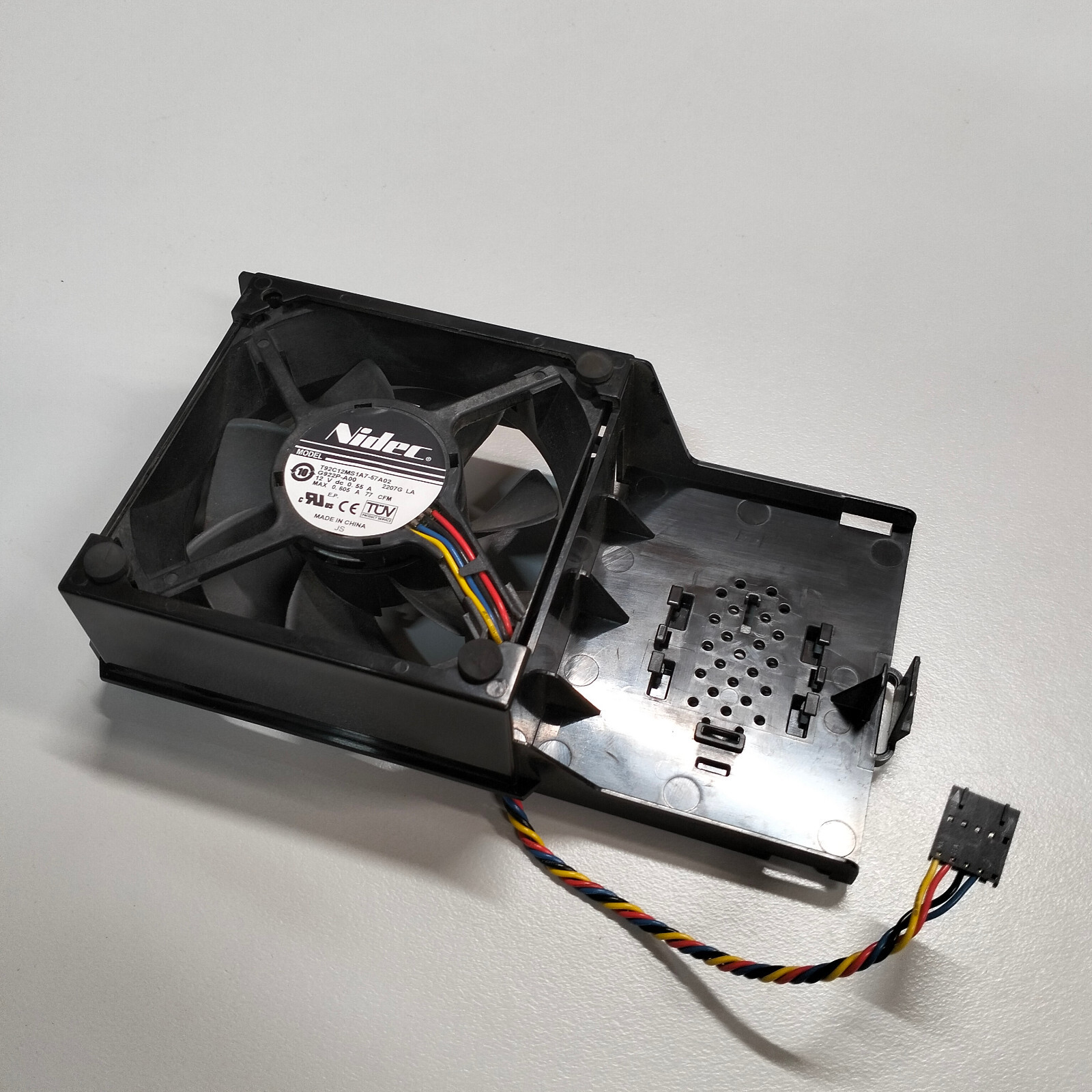 Nidec 12V 0.55A 90mm System Case Fan 4 Pin with Shroud G922P-A00 Dell 0G922P