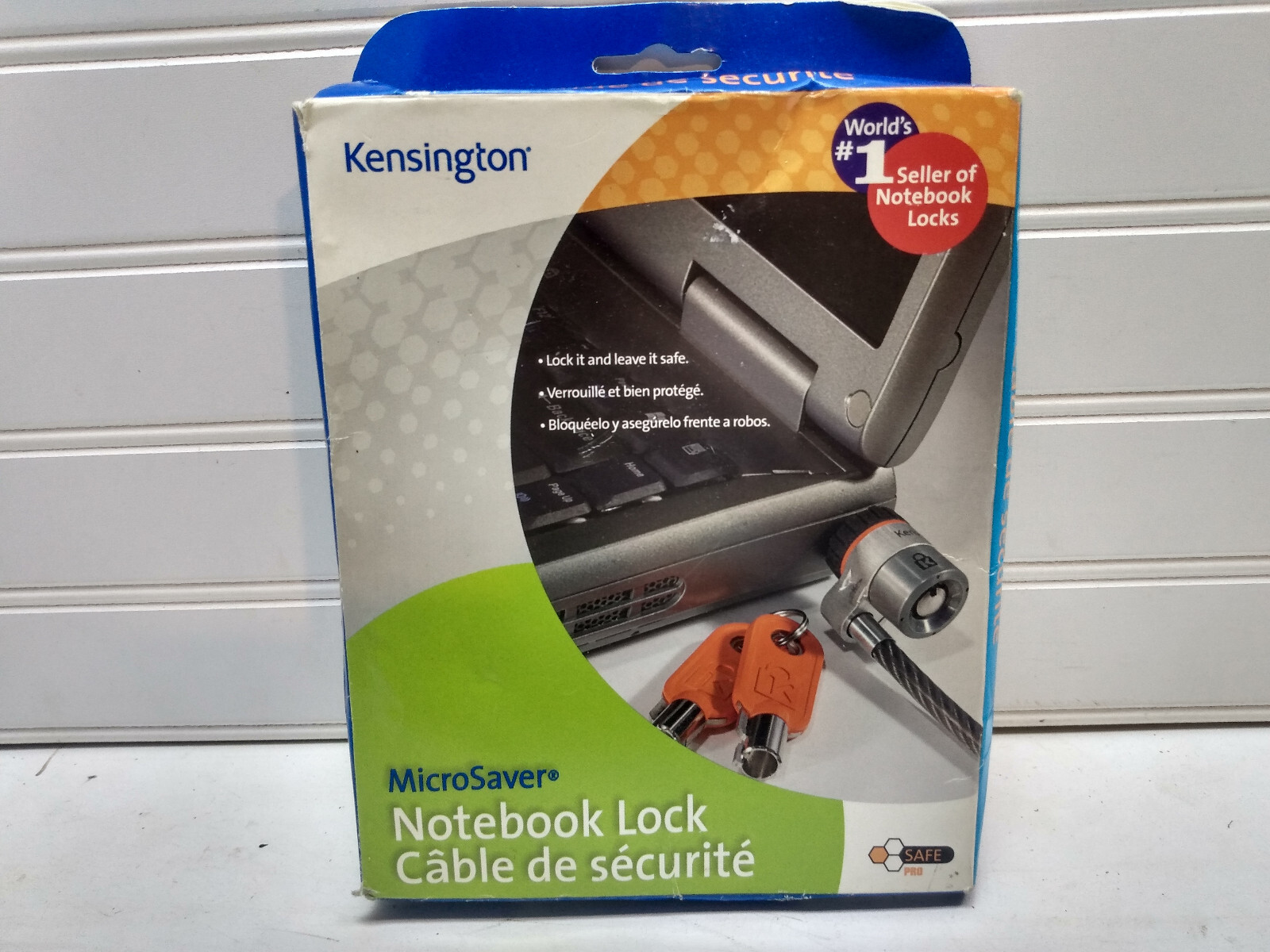 Kensington MicroSaver Notebook Cable Lock Keyed Laptop Lock