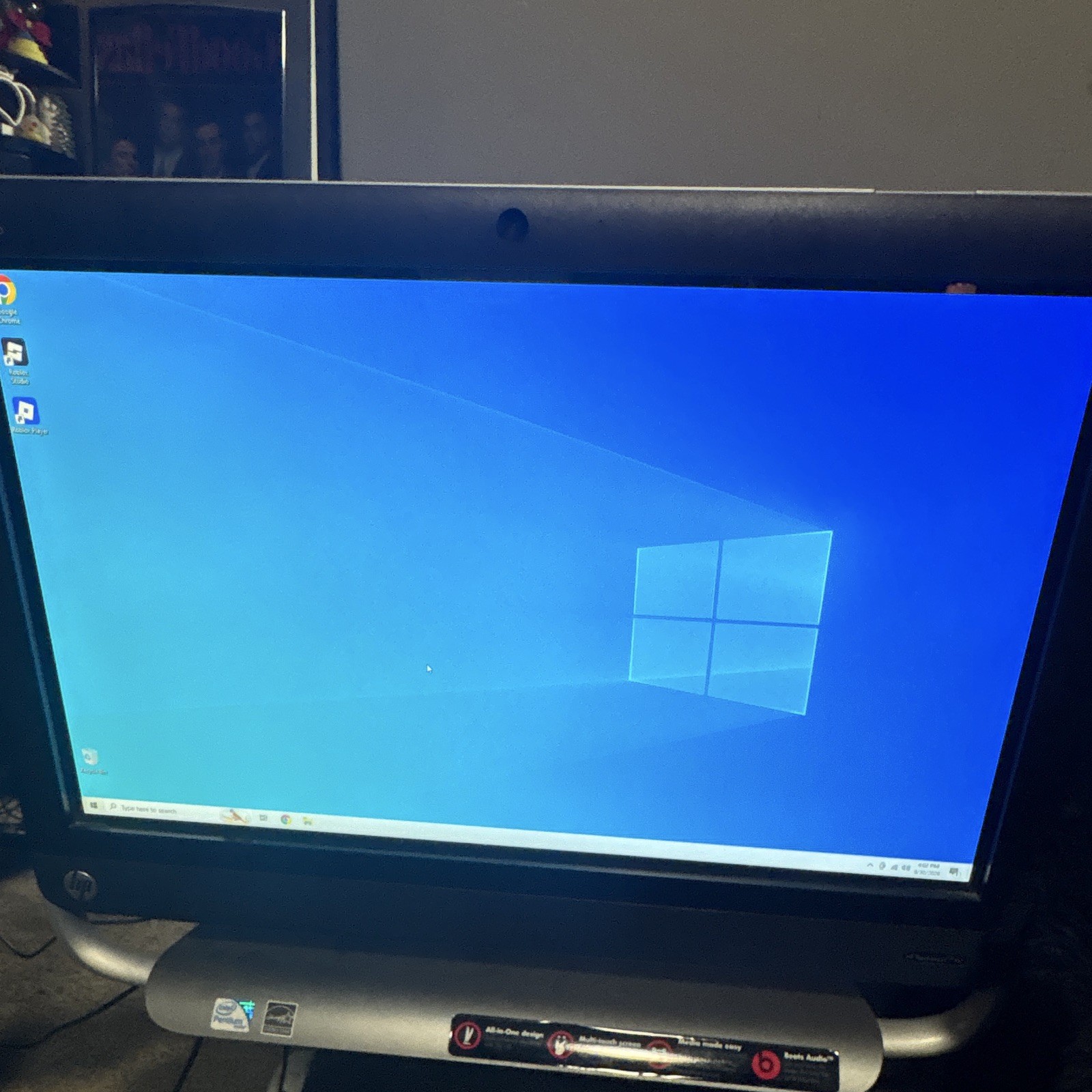 HP TouchSmart All-in-One Desktop PC Windows 10 Built-in Webcam Black