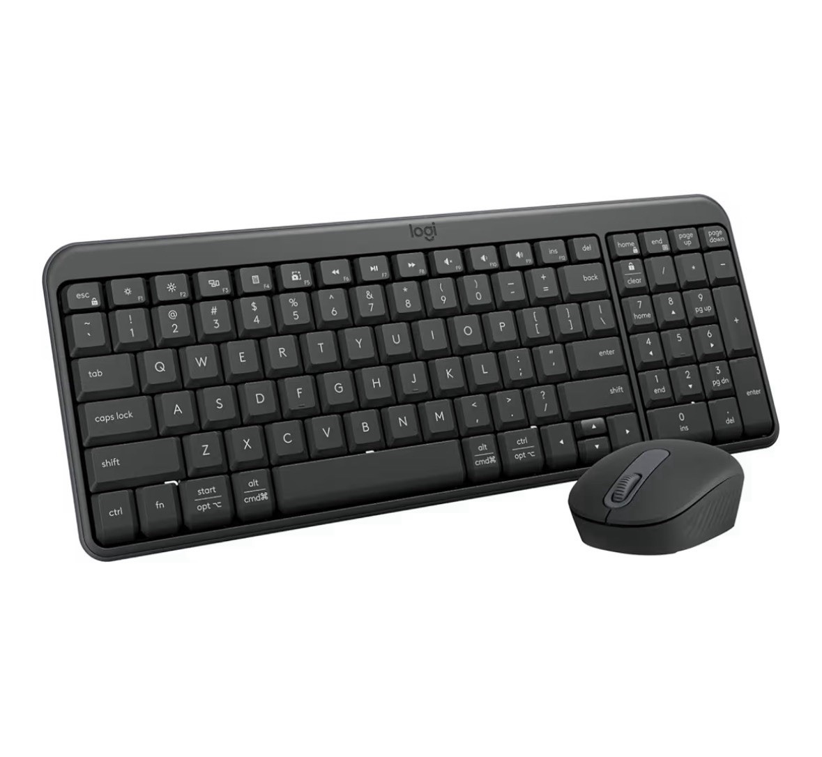 Logitech - MK250 Full-size Bluetooth Wireless Keyboard and Mouse Combo for Wi...