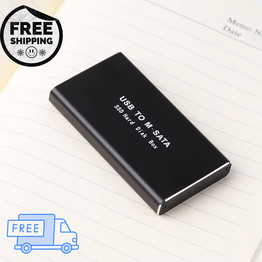 USB 3.0 mSATA SSD Enclosure | External Portable Drive Adapter Case US