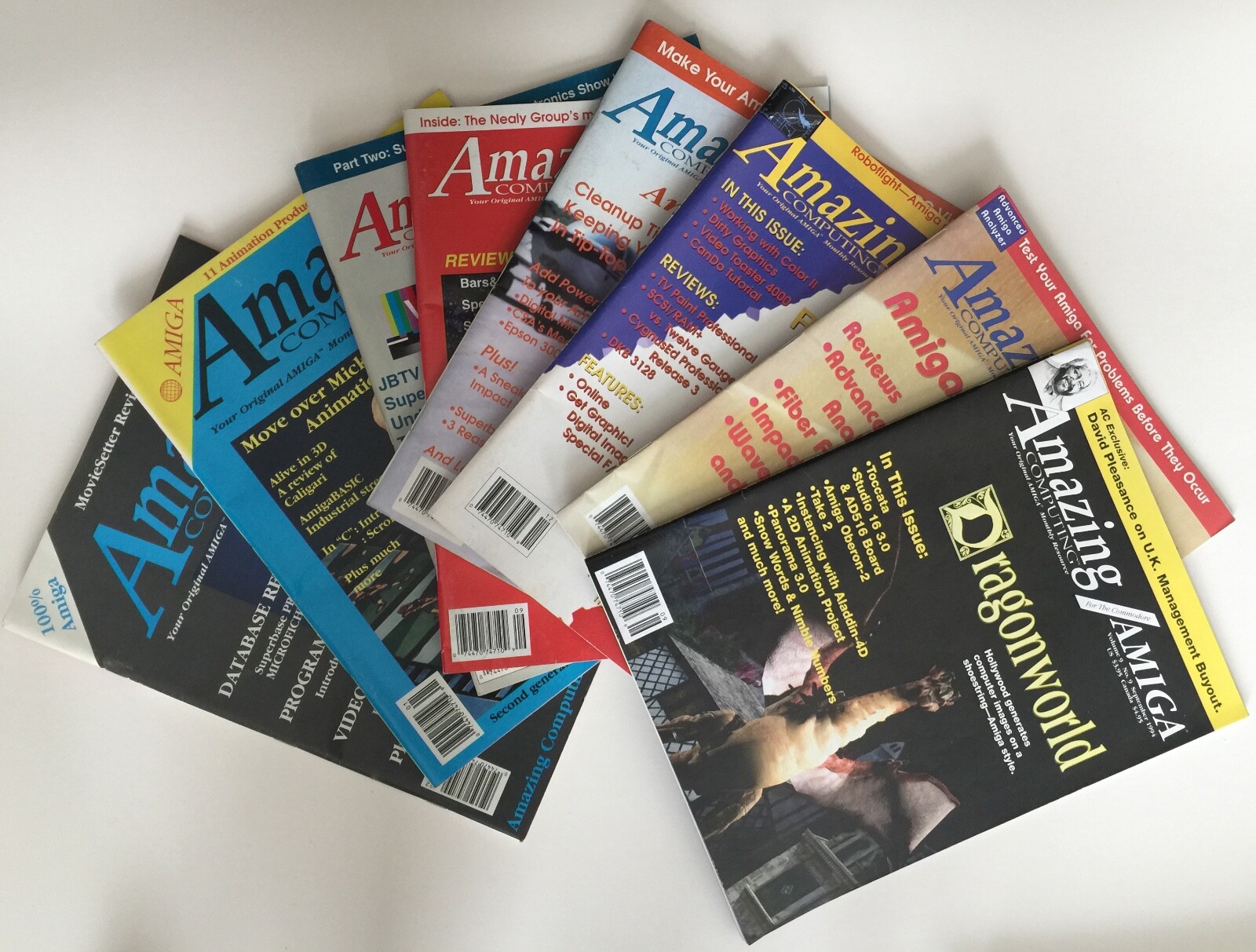 Amazing Computing Magazine Amiga 8 issues
