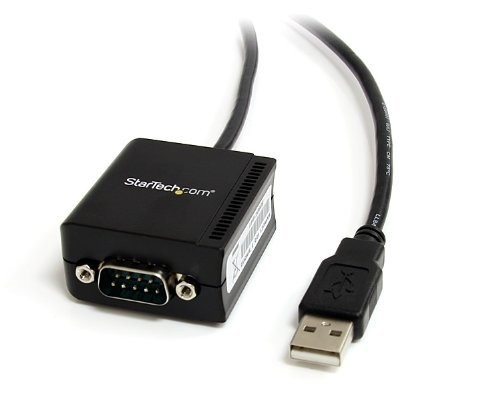 StarTech ICUSB2321FIS 6ft USB to RS232 Adapter Cable Black