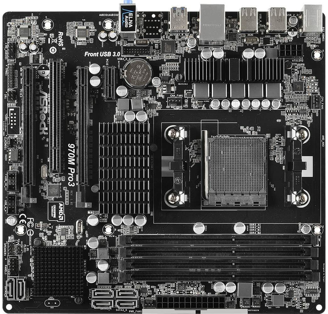 For ASROCK 970M PRO3 Motherboard AMD AM3/AM3+ DDR3 ATX Mainboard