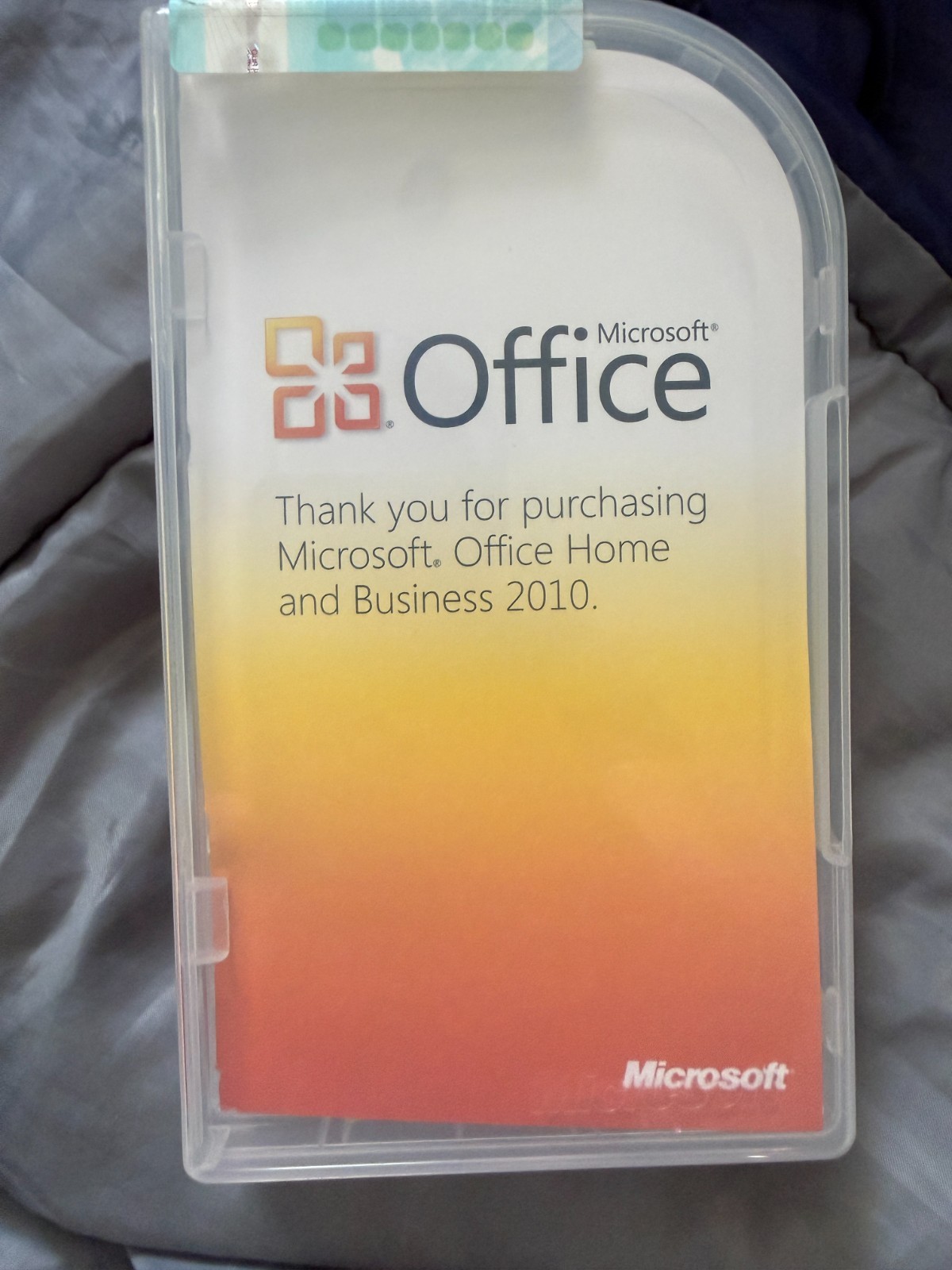MS Microsoft Office 2010 Home and Business Product Key Card (PKC)