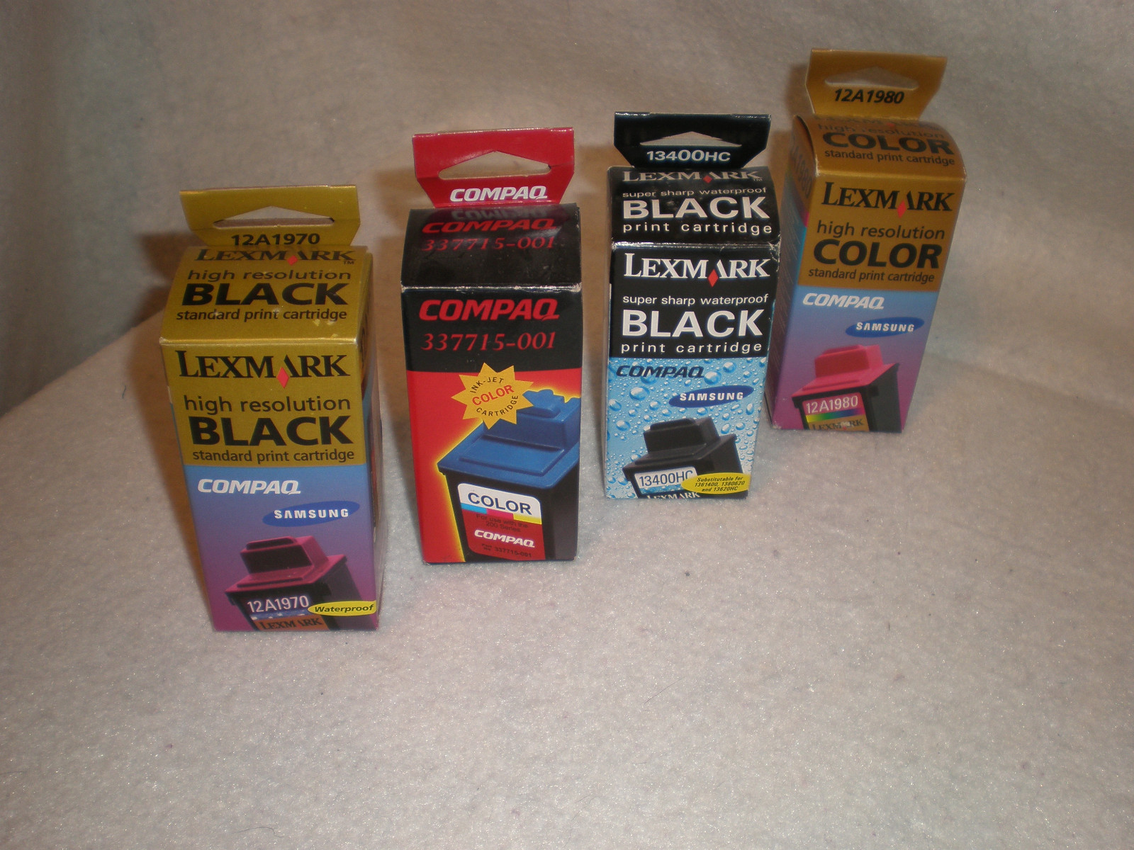 New Ink Cartridge - QTY 4 Compaq & Lexmark - #PRICE REDUCED