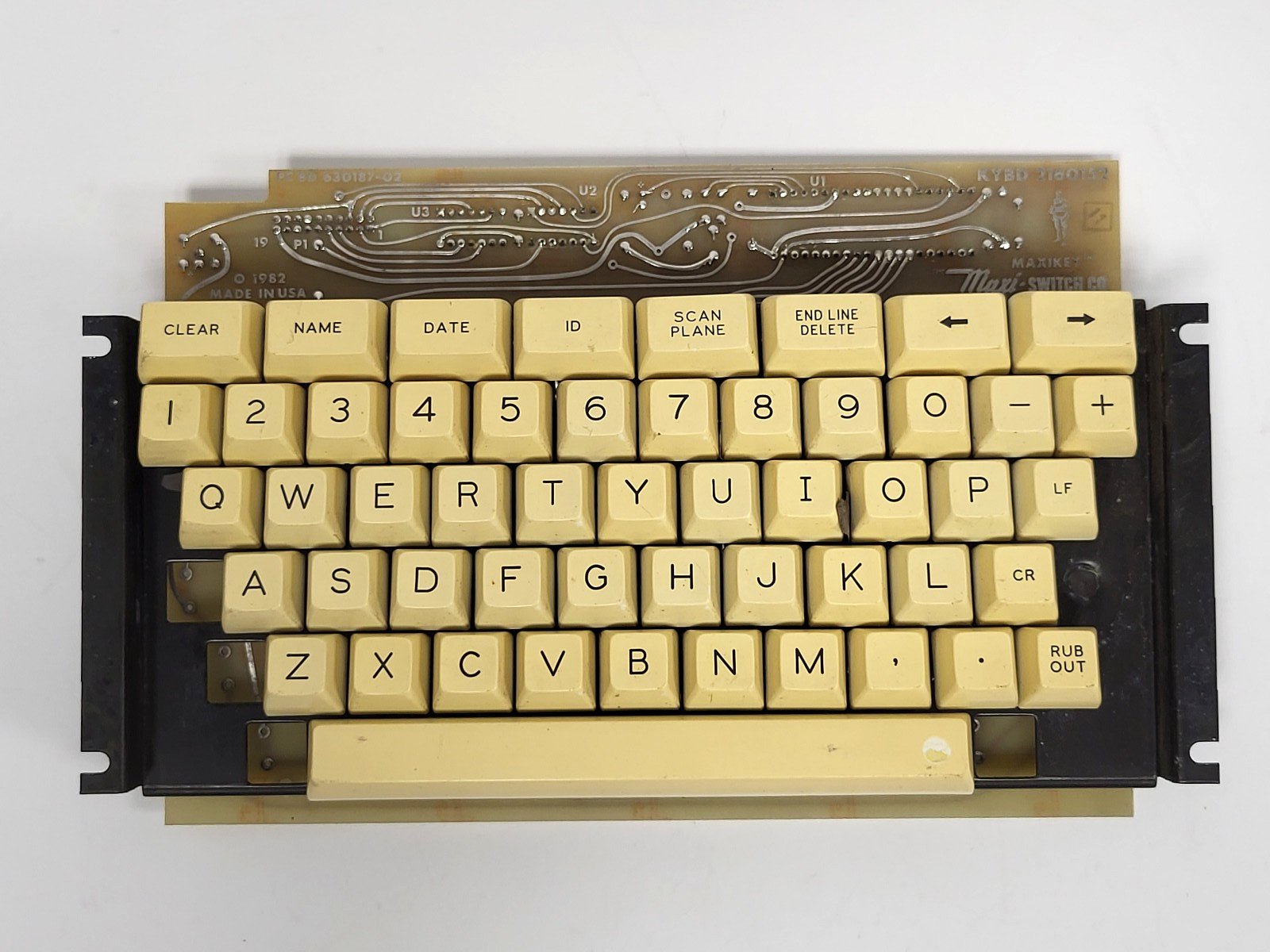Vintage 1984 Industrial Maxi Switch -  Blue MaxiKey Keyboard 2160152