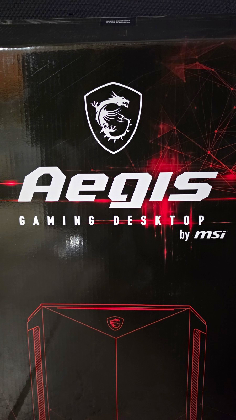 MSI Aegis Gaming Desktop PC 12900K + 3080Ti w/ Original Accessories And Box