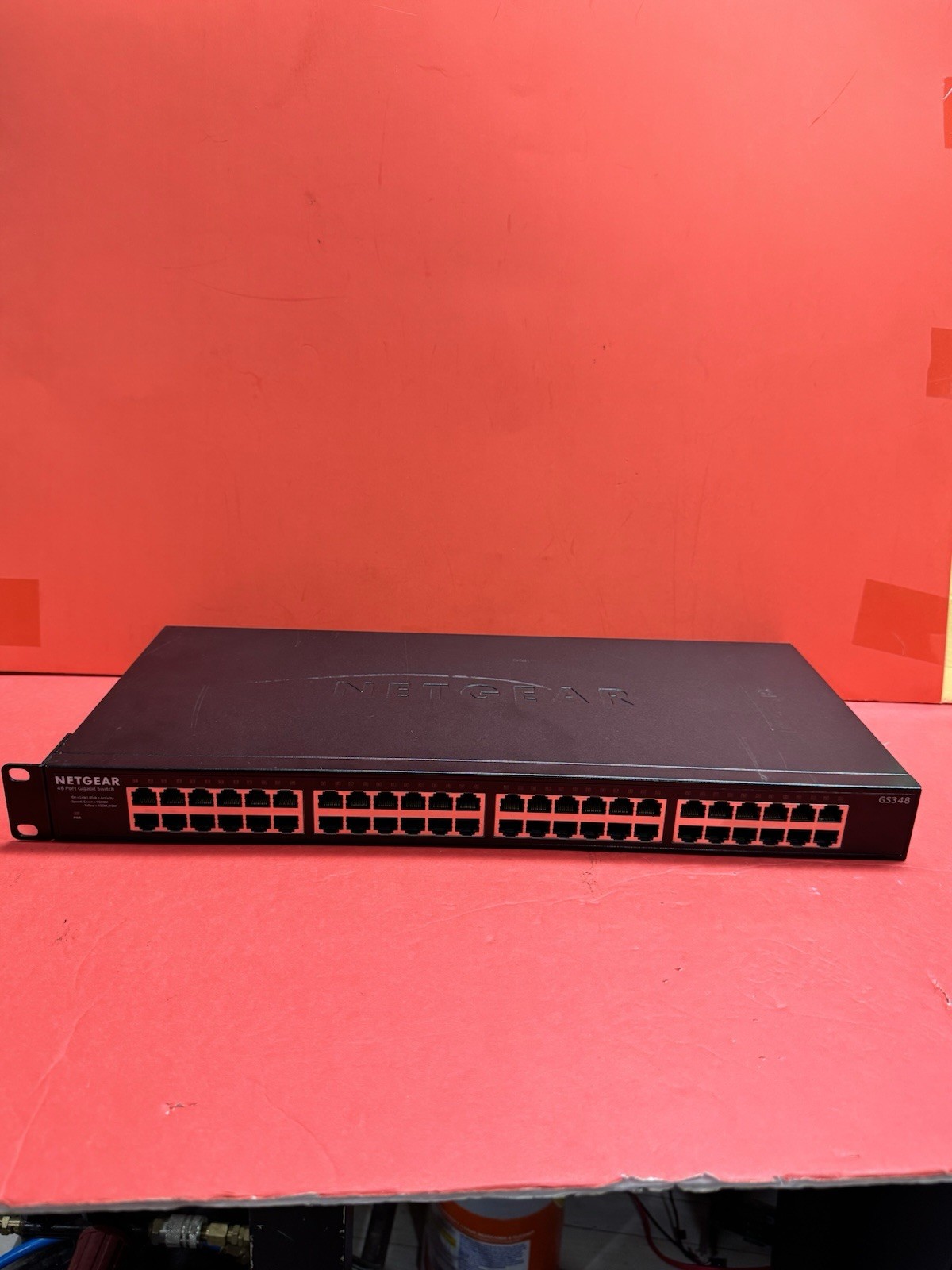 NETGEAR GS348-100NAS 48 Port Gigabit Ethernet Rackmount Unmanaged Switch