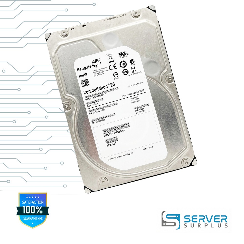 EMC Constellation ES 3.5 in Enterprise HDD | 118033051 | ST2000NM0011