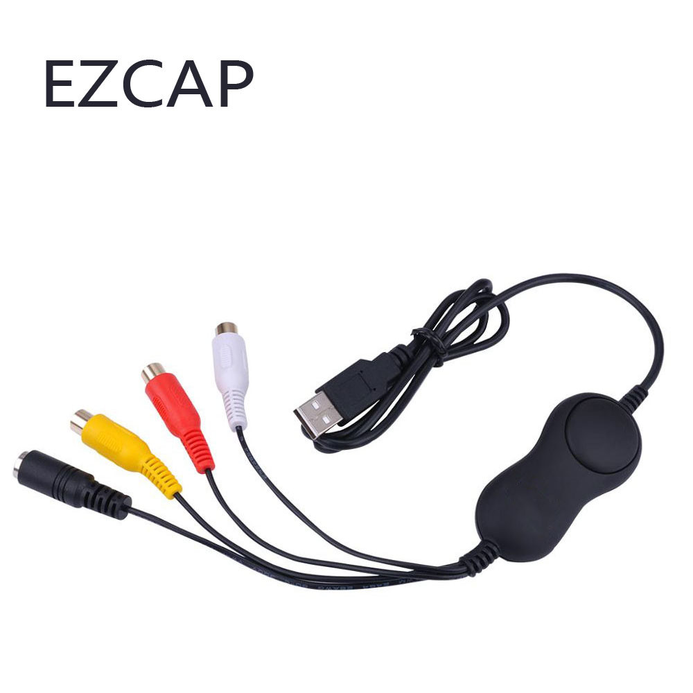 Ezcap 158 USB 2.0 Video Capture Card VHS VCR TV Box To DVD Converter for Mac OS