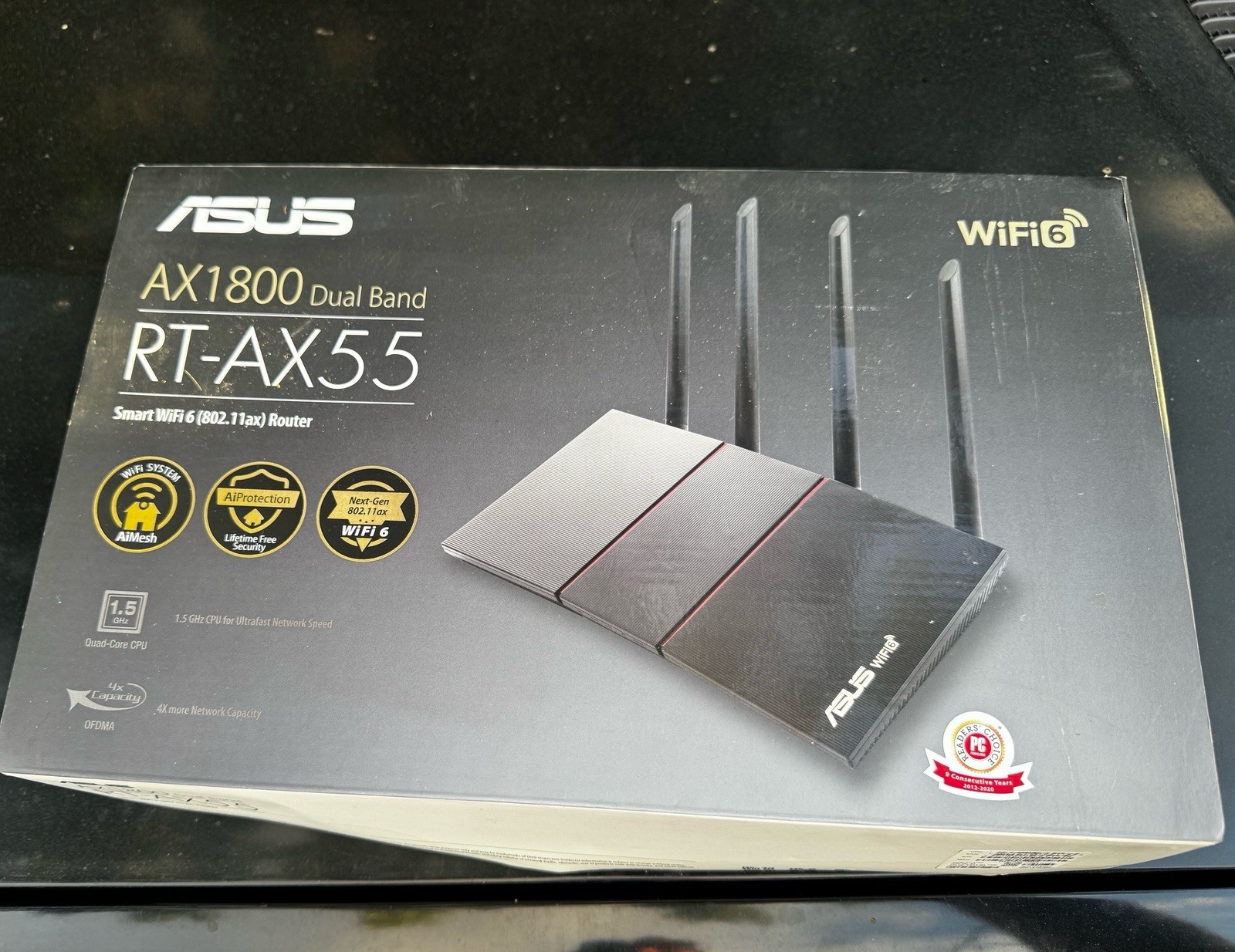 OB *Works Well* ASUS RT-AX1800S Dual Band WiFi 6 Extendable Router