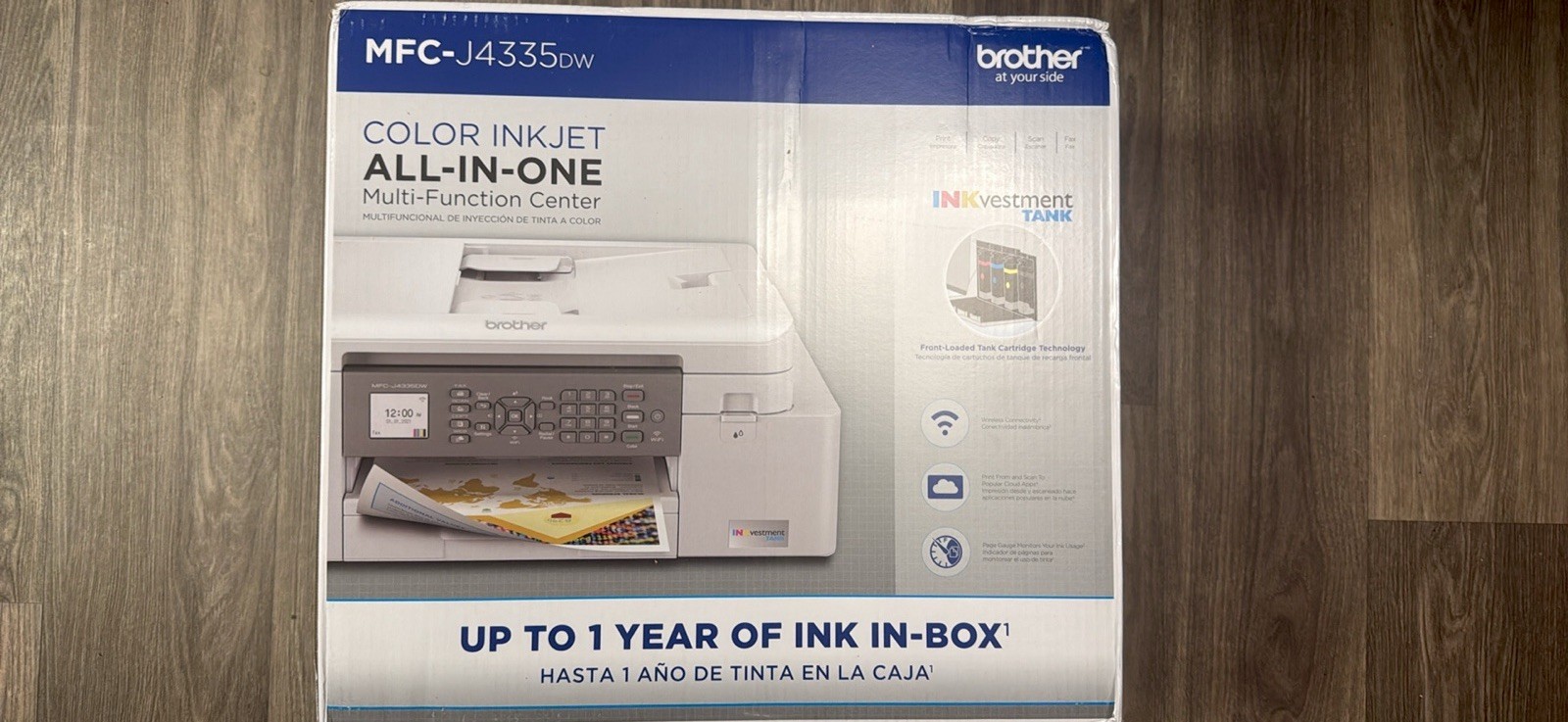Brother MFC-J4335DW Color Inkjet All-In-One Wireless Printer INVestment Tank