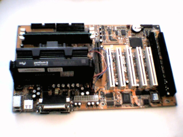 Pentium Motherboard P2 Slot1 Abit AB-BH6 v1.01 ** TWO **  ISA slots 5 PCI 1 AGP