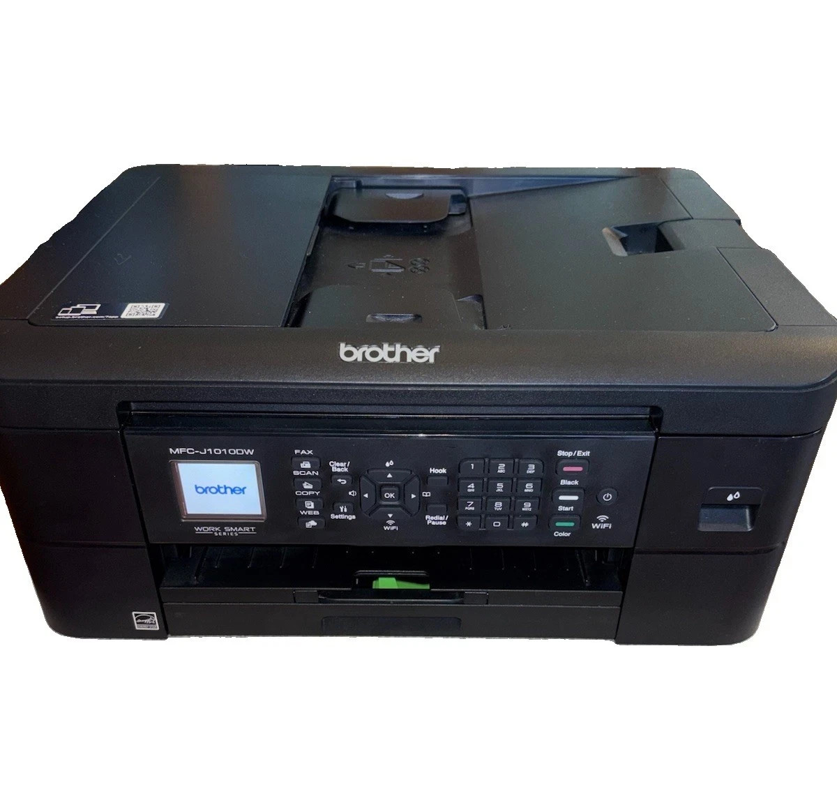 Brother MFC-J1010DW Wireless Color Inkjet TESTED WORKING. Includes INK, Cables