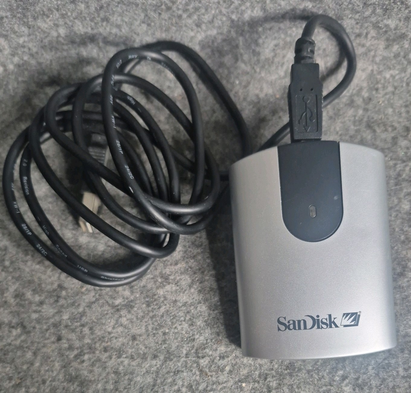 SanDisk ImageMate CF USB Reader/Writer SDDR-91 w/ USB 2.0 Power Cord 