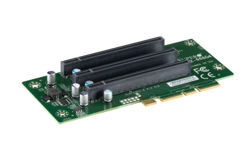 Supermicro LHS Passive Riser Card 2U PCI-E x16 Slot , RSC-D2-666G4