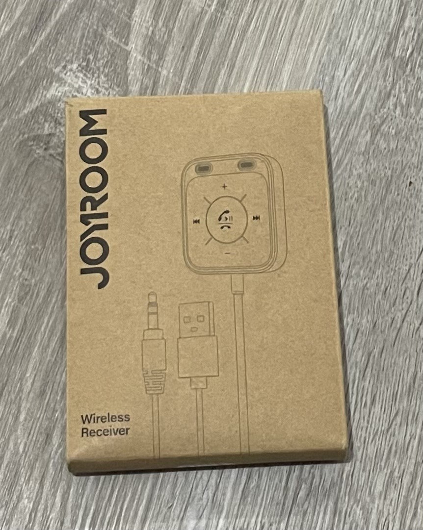 JOYROOM Bluetooth 5.4 AUX Car Adapter Stronger Dual Mics& Noise Cancellation 