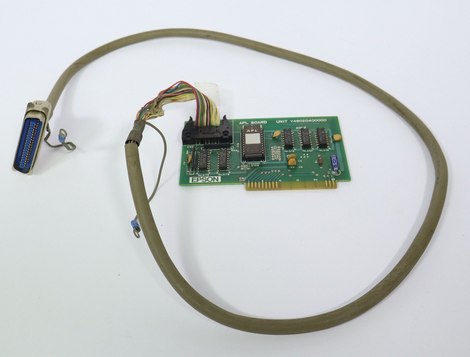 EPSON APL Board Unit Y49020400000  with cable for Apple II Computers - UNTESTED