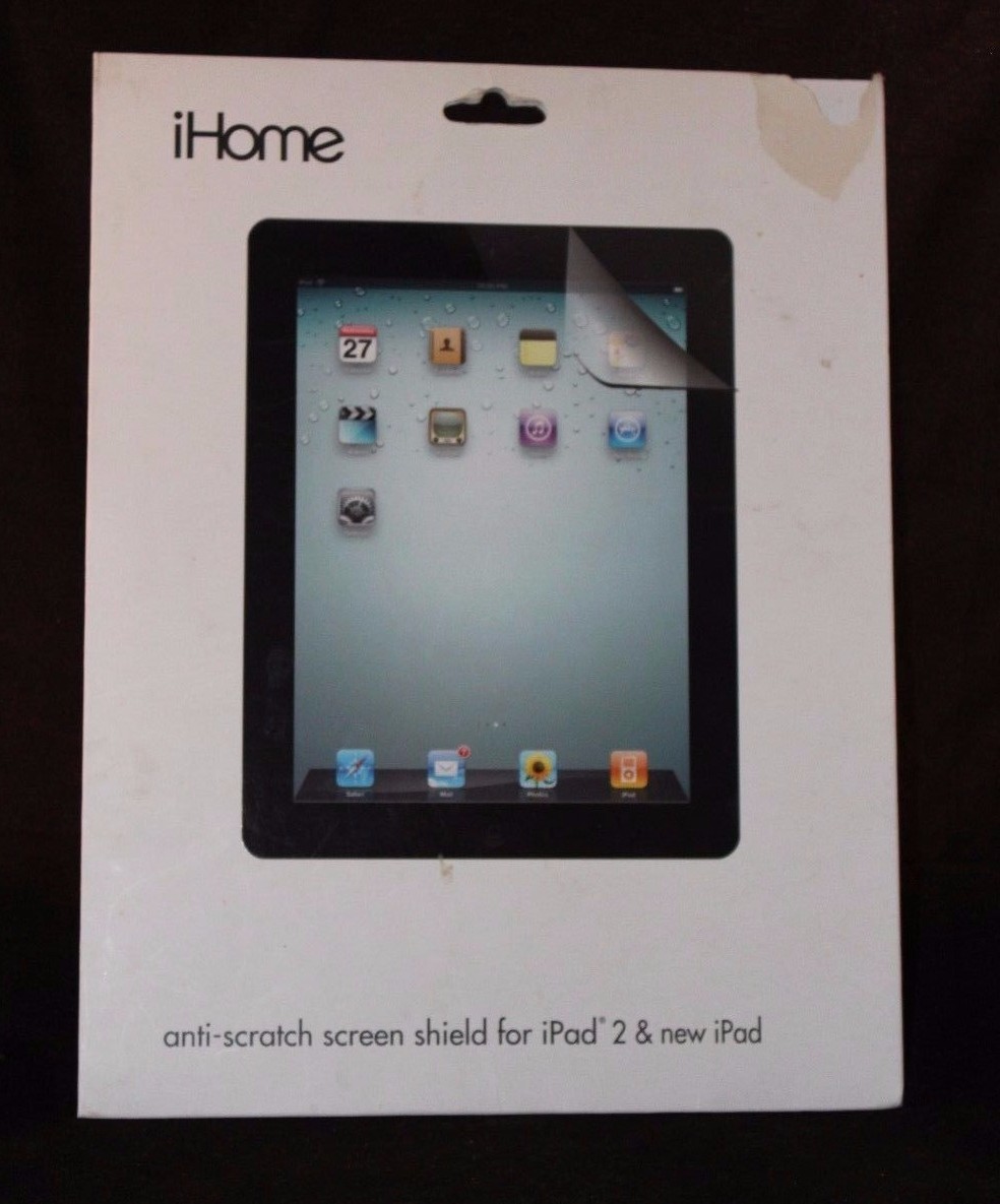 iHome Anti-Scratch Screen Shield Protector for iPad 2 & New iPad IH-IP2200