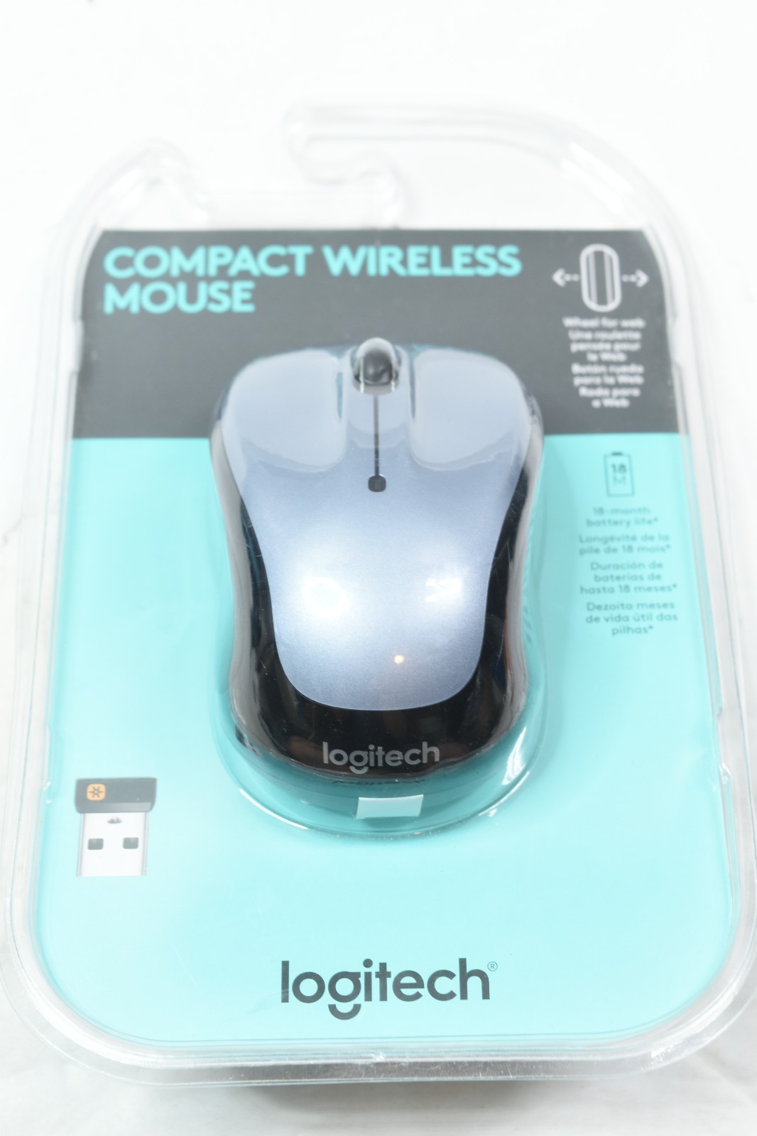Logitech Compact Wireless Mouse 910-005691 Blue NIP Brand New