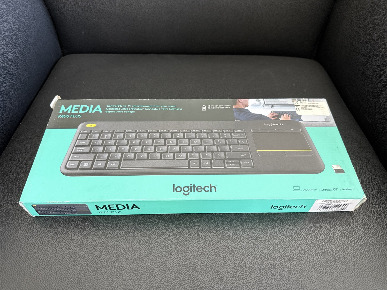Logitech Wireless Touch Keyboard Media K400 Plus - NEW