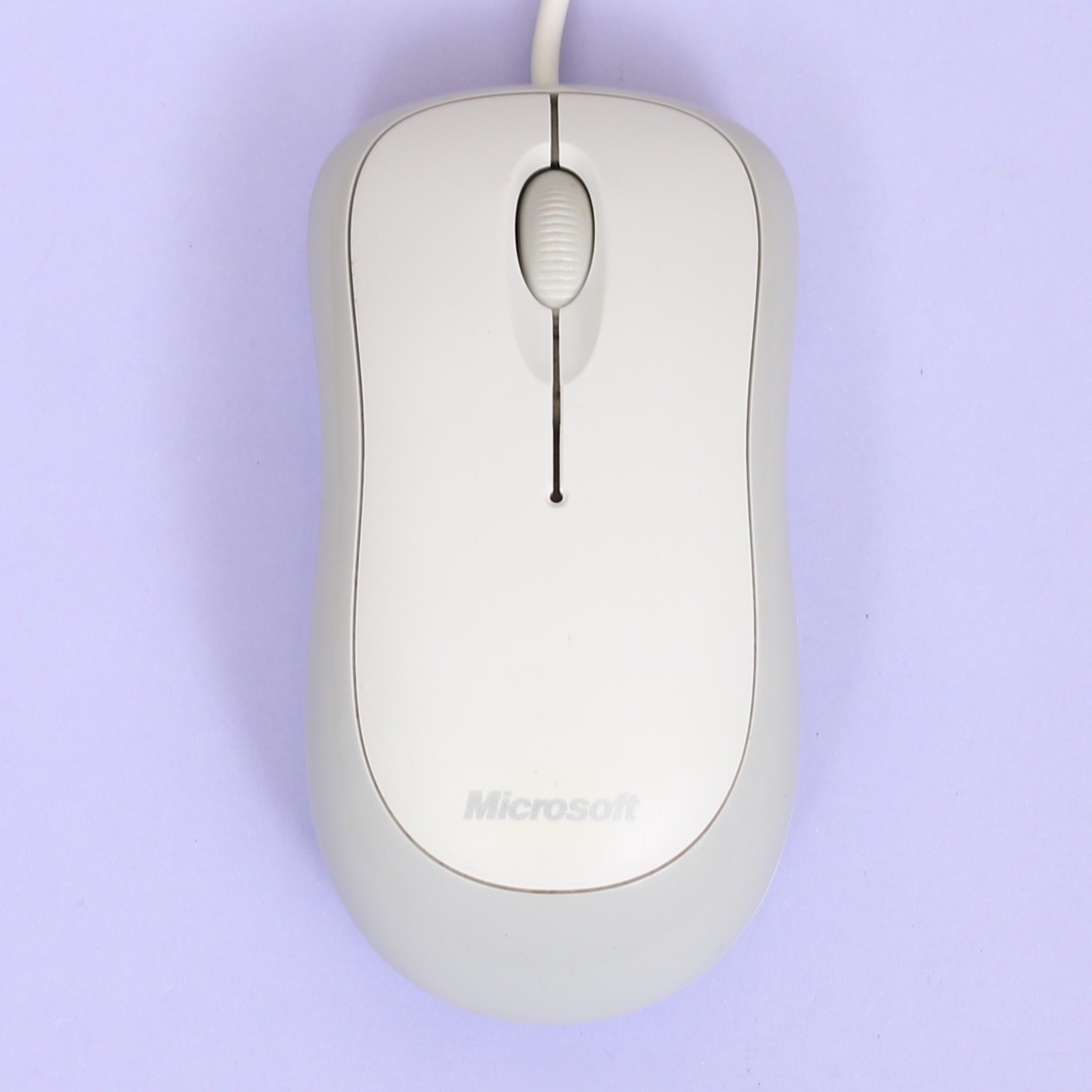 Genuine Microsoft Basic Optical Computer Mouse v2.0 USB / PS2 Compatible [White]
