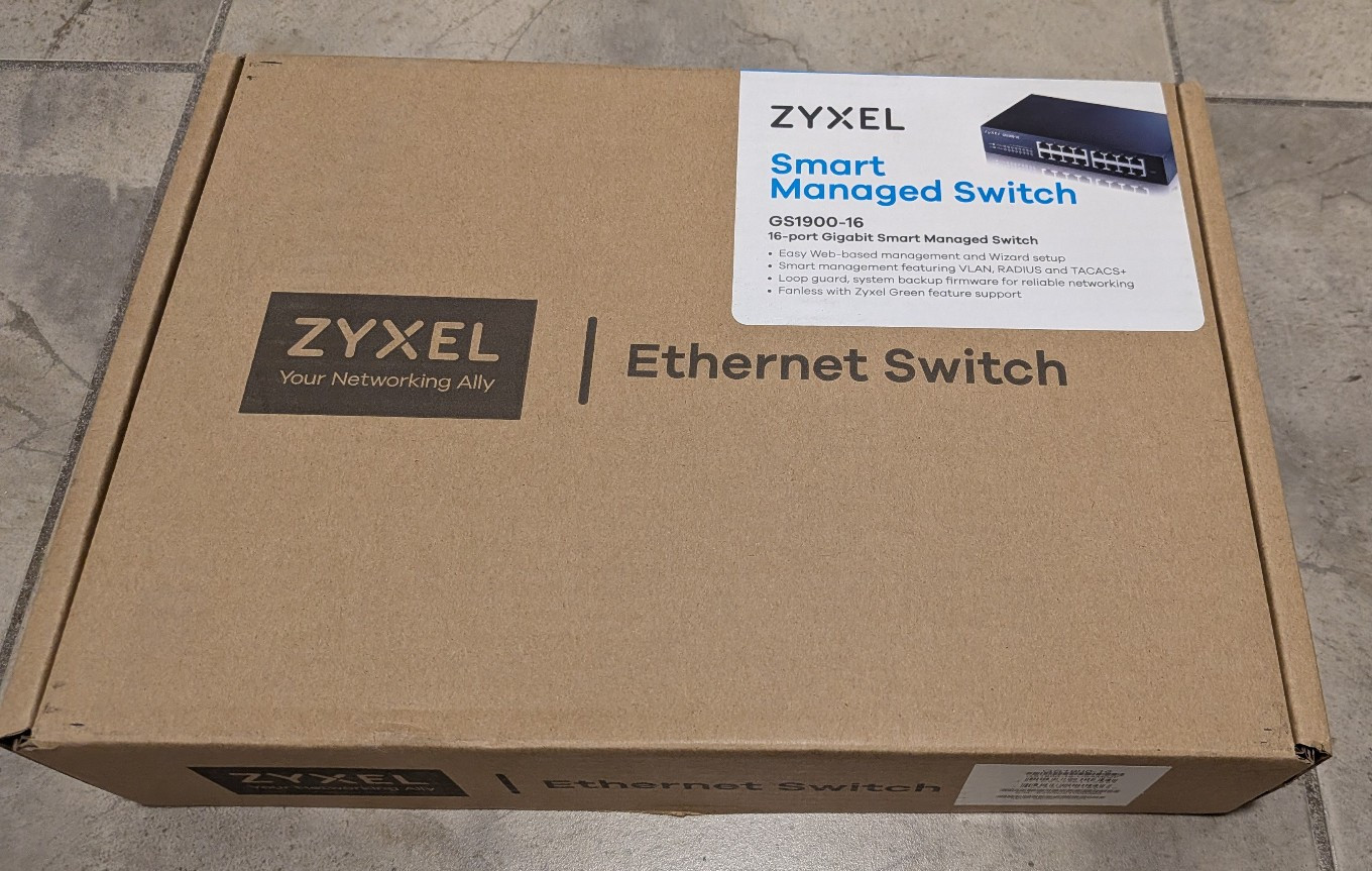 ZyXEL ‎GS1900-16 16 Port Rack Mountable Ethernet Switch NEW
