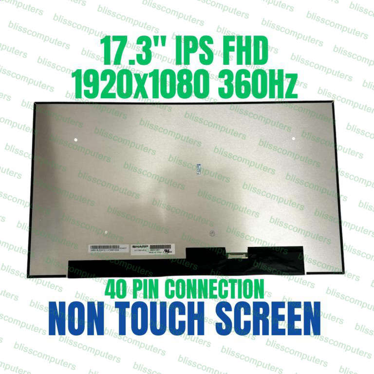 LQ173M1JW12 Aorus 17 XE4 17 XE4 Matrix LCD Screen 1920X1080 IPS 360Hz 40 Pin