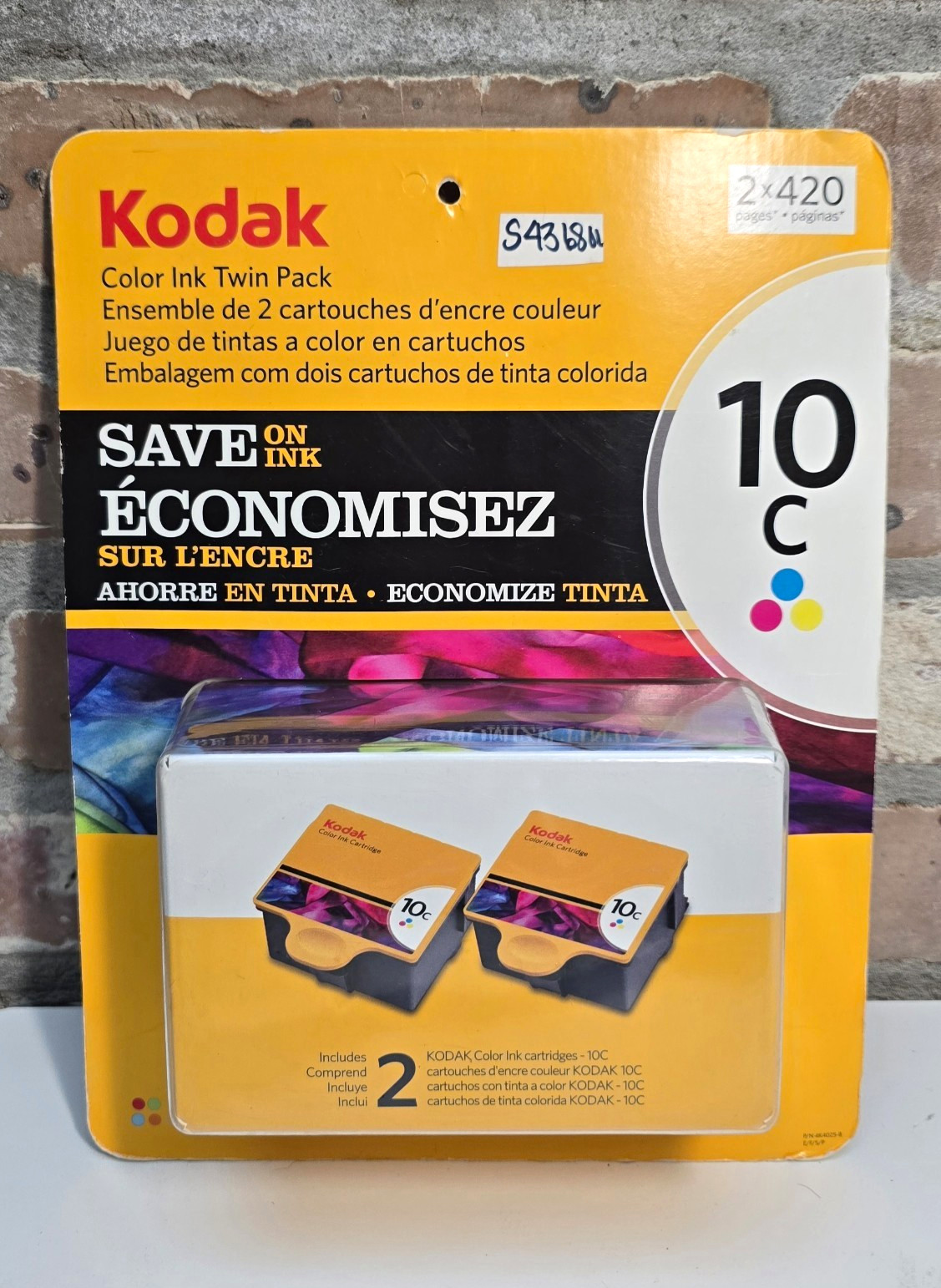 OEM Kodak 10C Tri-Color Inkjet Ink Cartridge Twin TWO Pack ESP 3/5/7/9 EASYSHARE