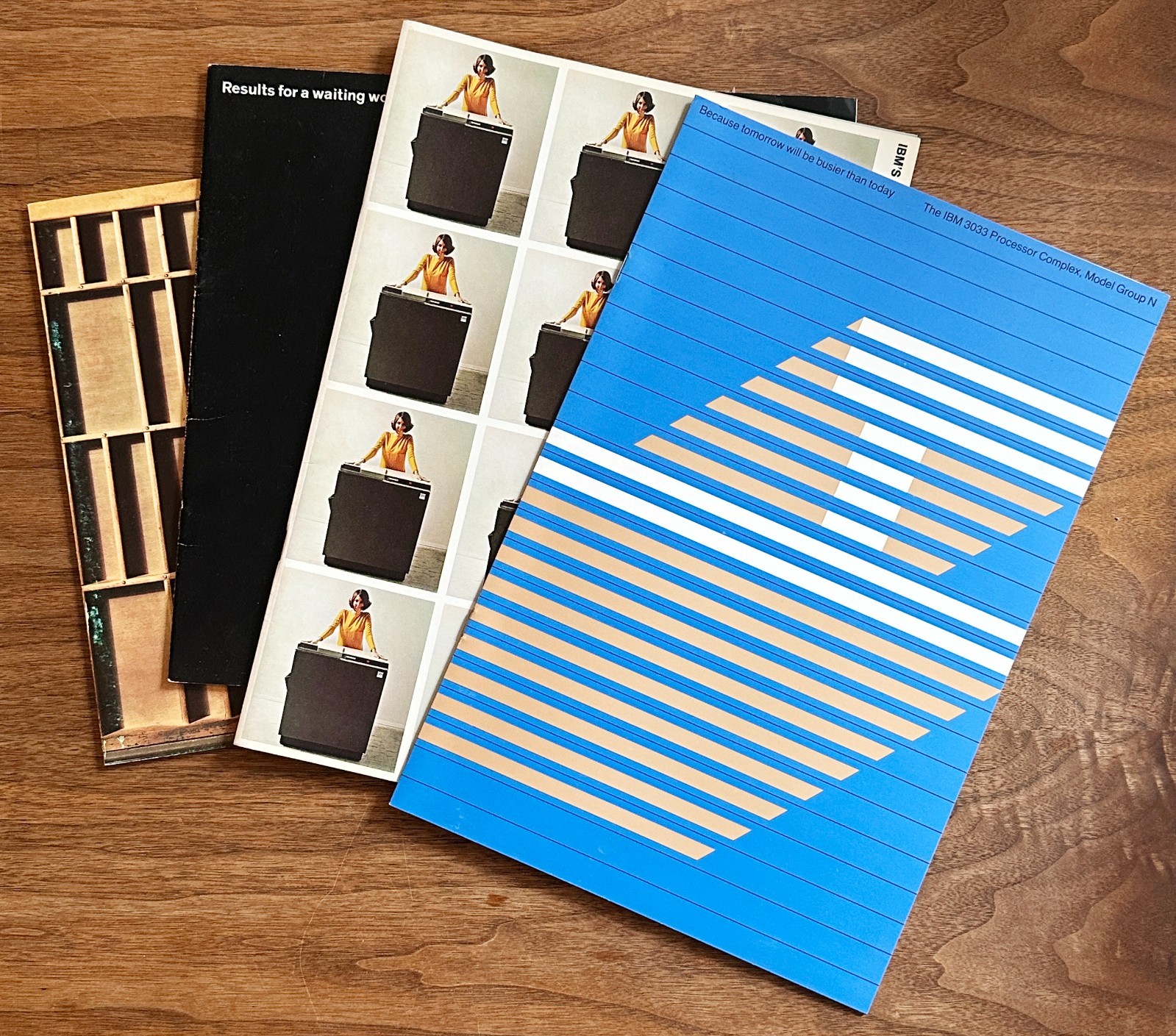 IBM Collection (4) Vintage Brochures Booklets Papers 1960s/70s Computer History