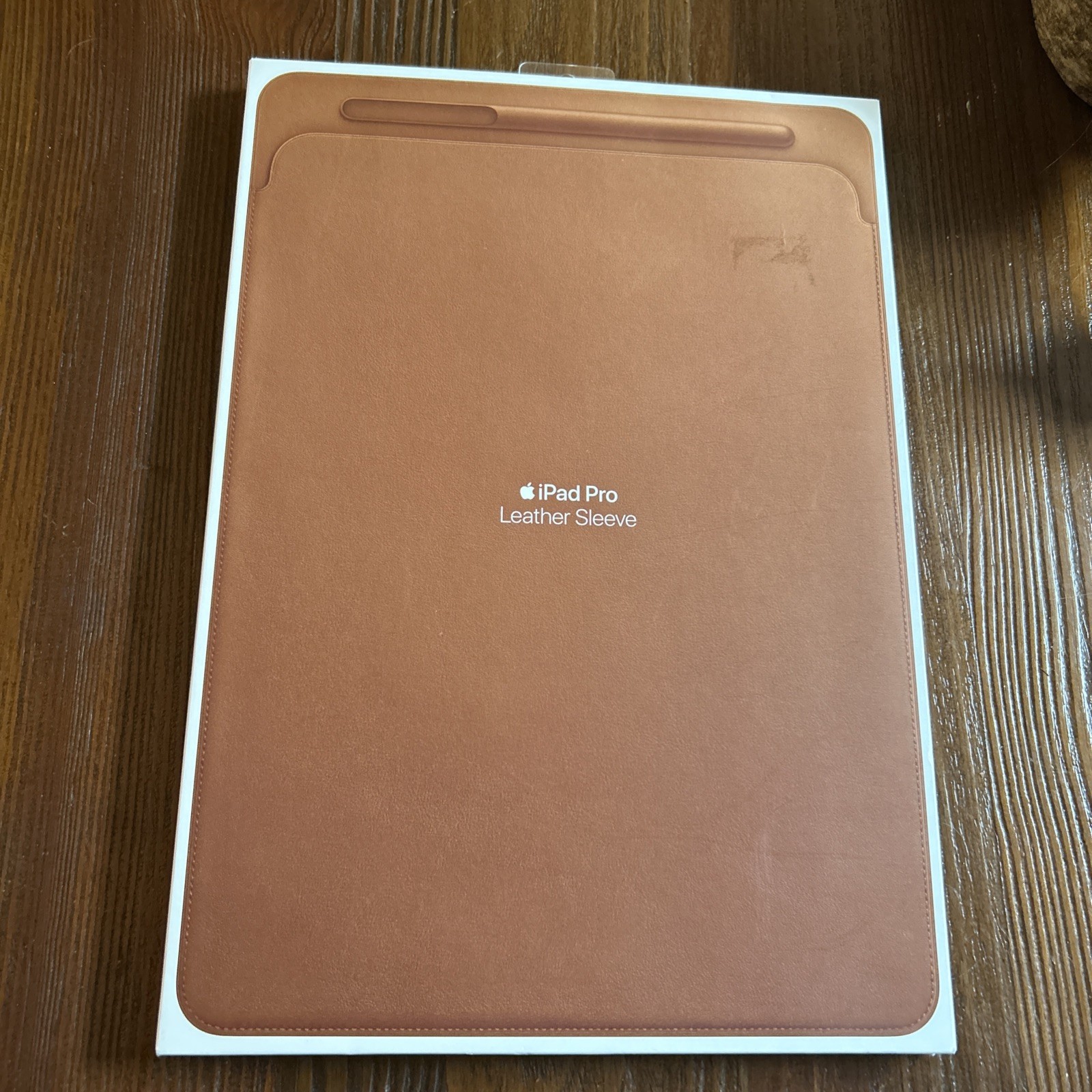 Apple iPad Pro (10.5-inch) Leather Sleeve – Saddle Brown – Genuine Apple – OEM
