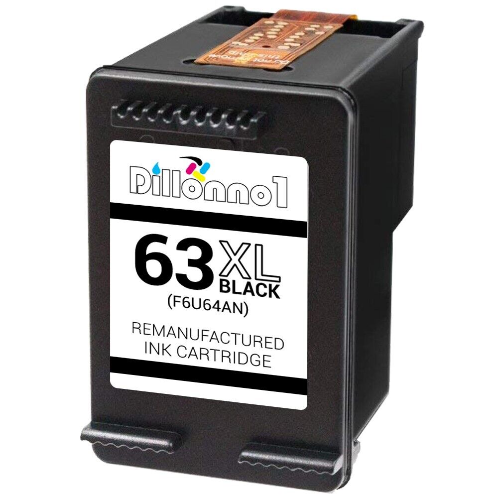 For HP 63XL HP 63 Ink Cartridge for Envy 4516 4520 4522 OfficeJet 3830 4650 5255