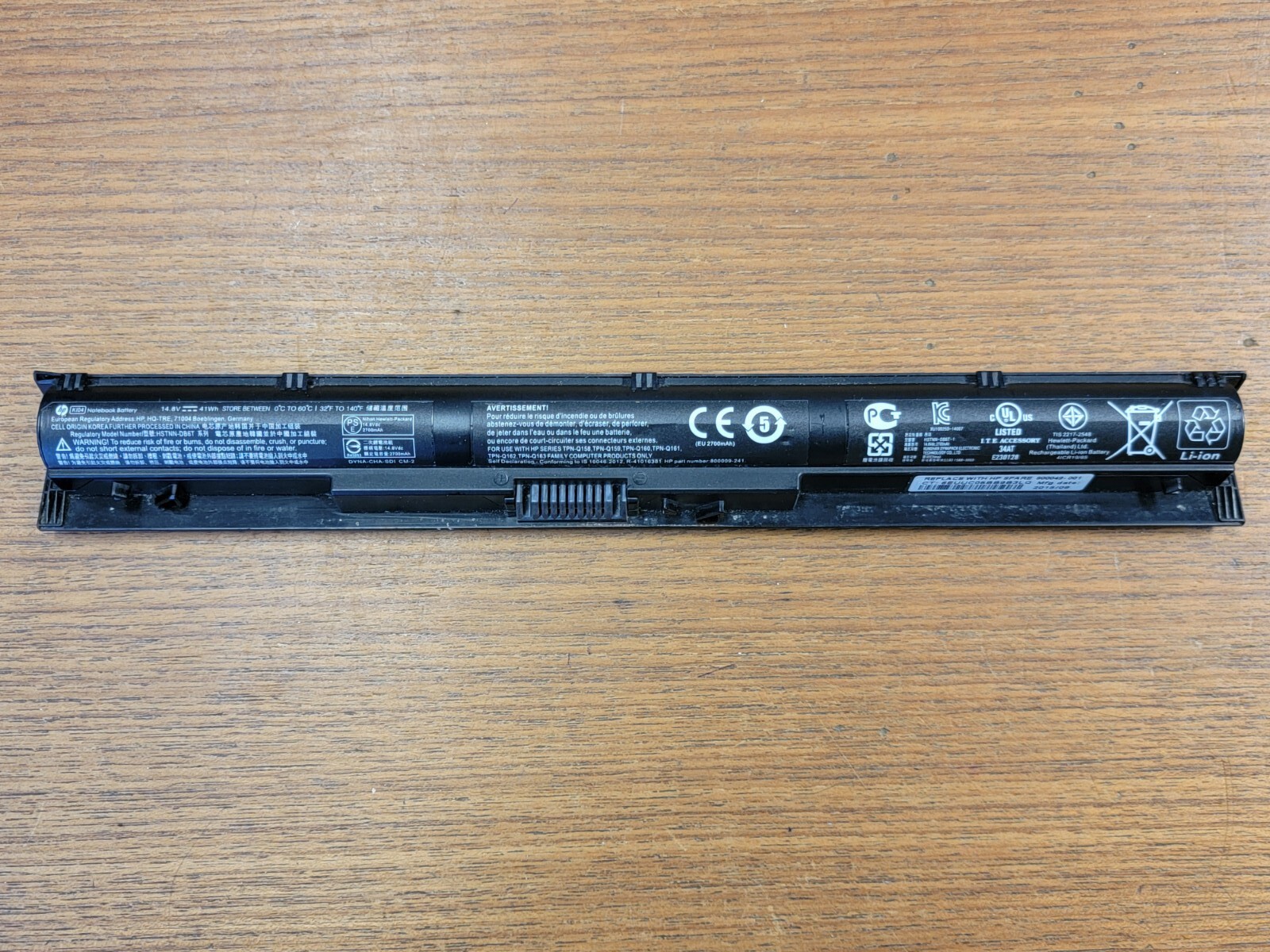 Genuine OEM KI04 K104 Battery for HP Pavilion  800009-421 800049-001 #6589