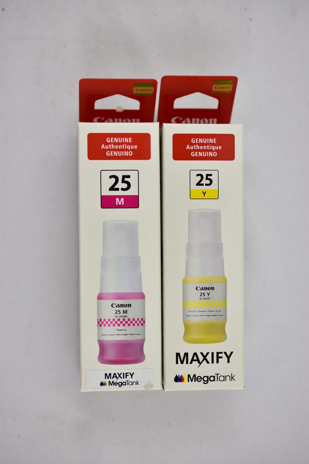 Canon GI-25 Magenta/Yellow High Yield Ink Cartridge 2/Pack