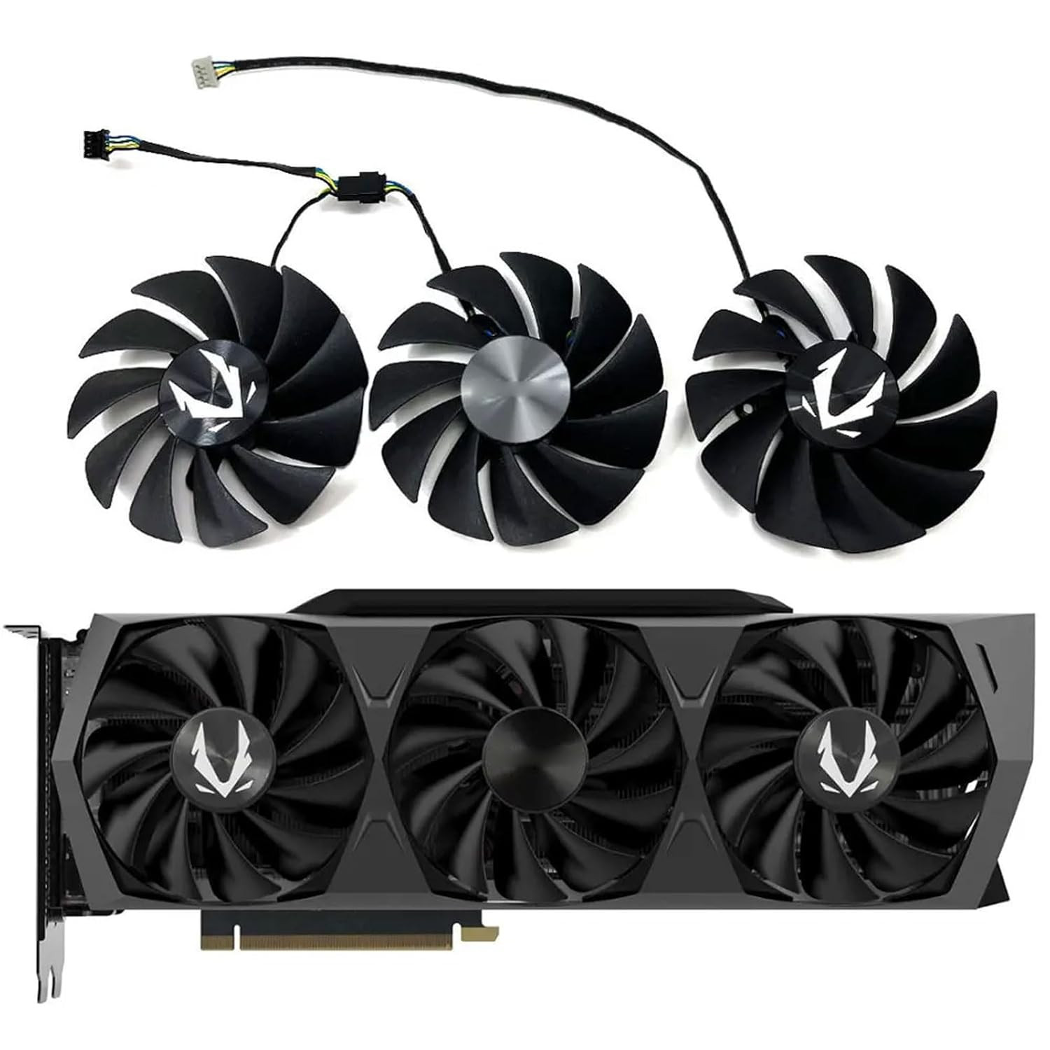 GA92S2U CF9015H12S GPU Fan Replacement RTX 3080 3090 3070Ti 4Pin Graphics Cooler