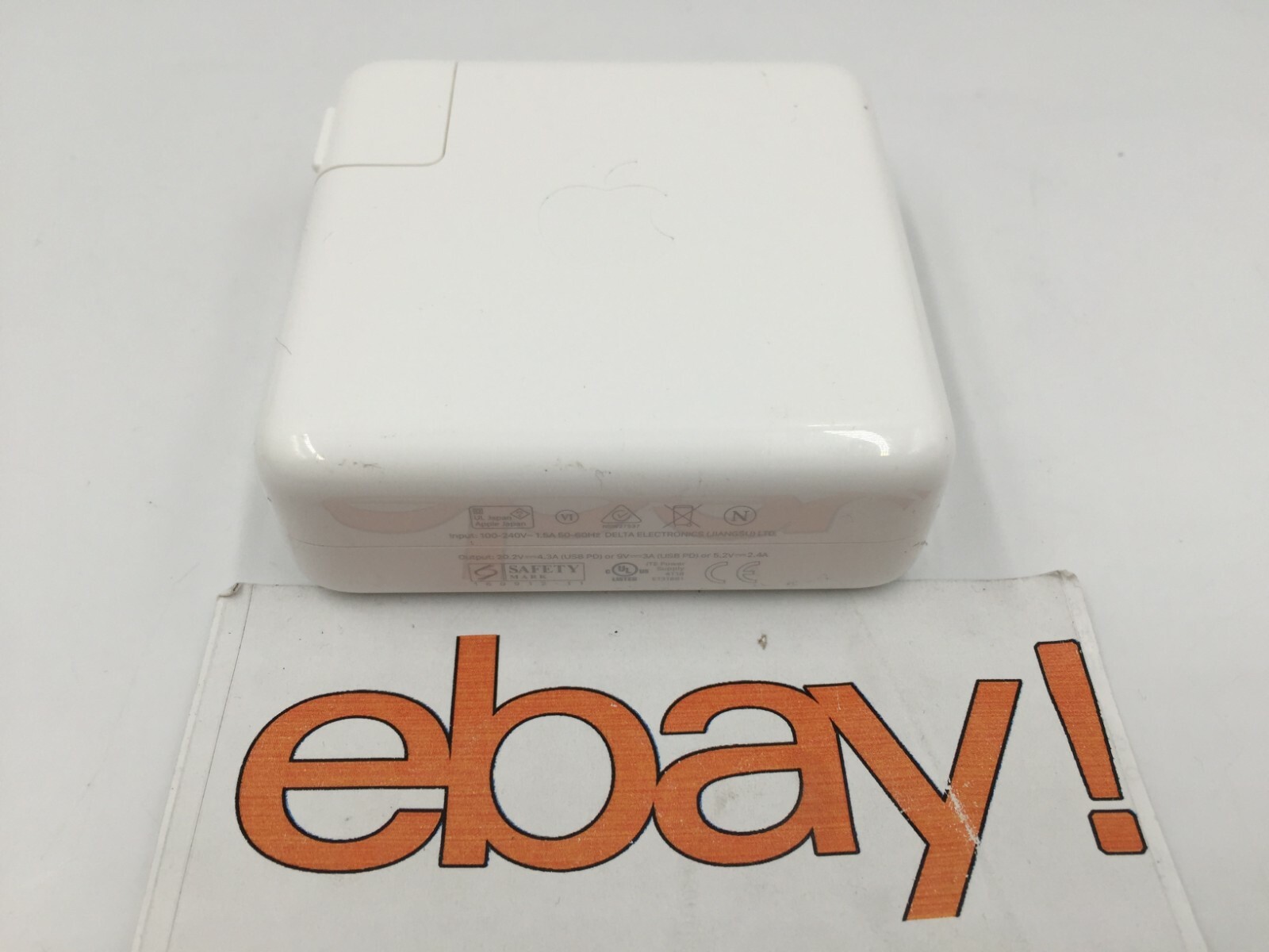 GENUINE Original APPLE 87W A1719 USB-C Power Adapter Charger MNF82LL/A