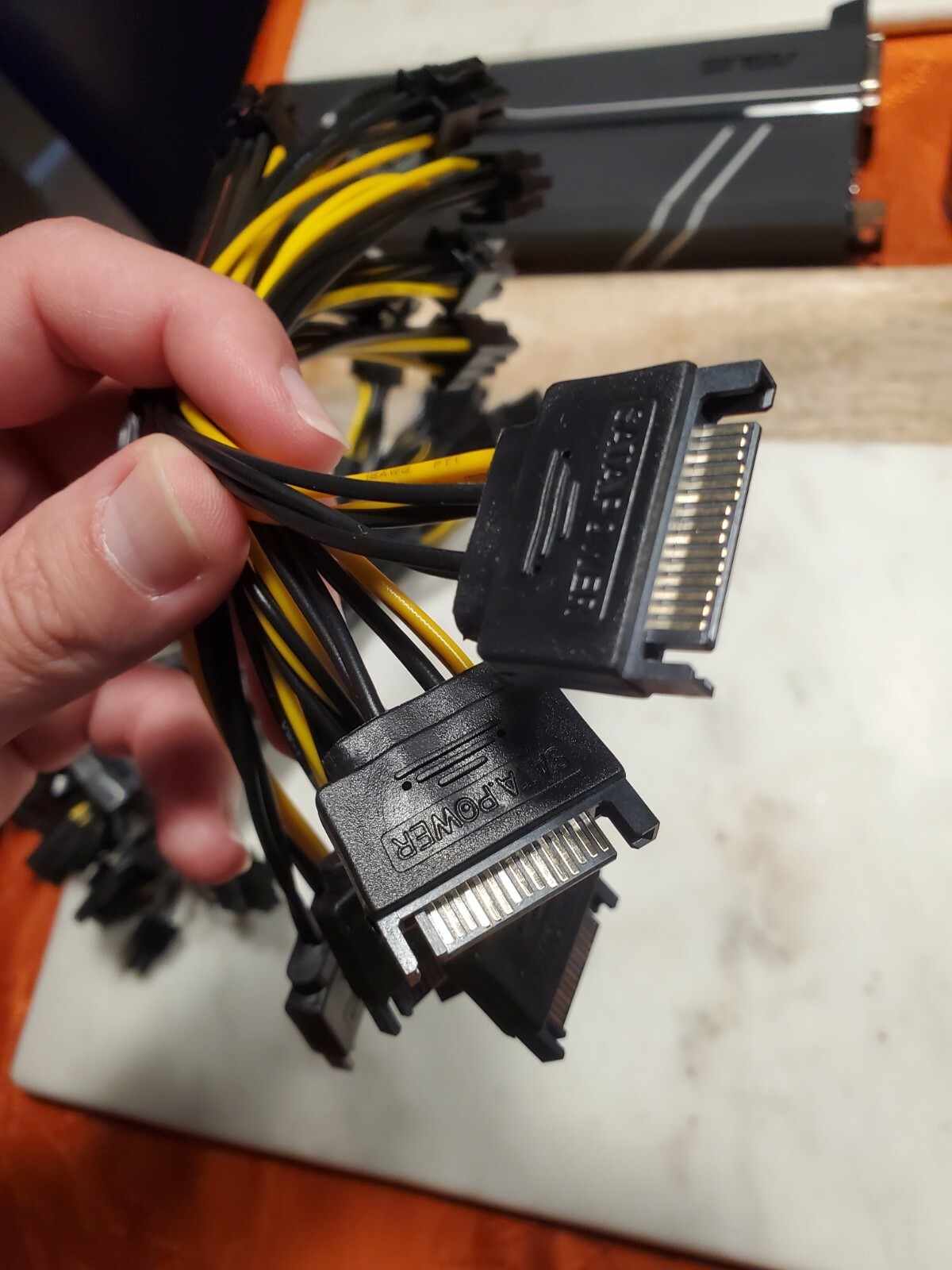 Cable Matters 6 Pin to SATA Power Cable (SATA to 6 Pin PCIe) - 8 Inches
