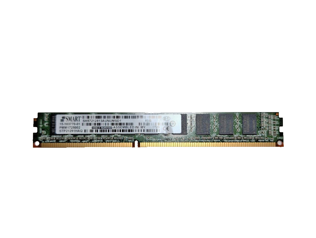 Cisco SMART 4GB DDR3 1600MHz PC3-12800E VLP ECC UDIMM RAM 15-103770-01 Tested