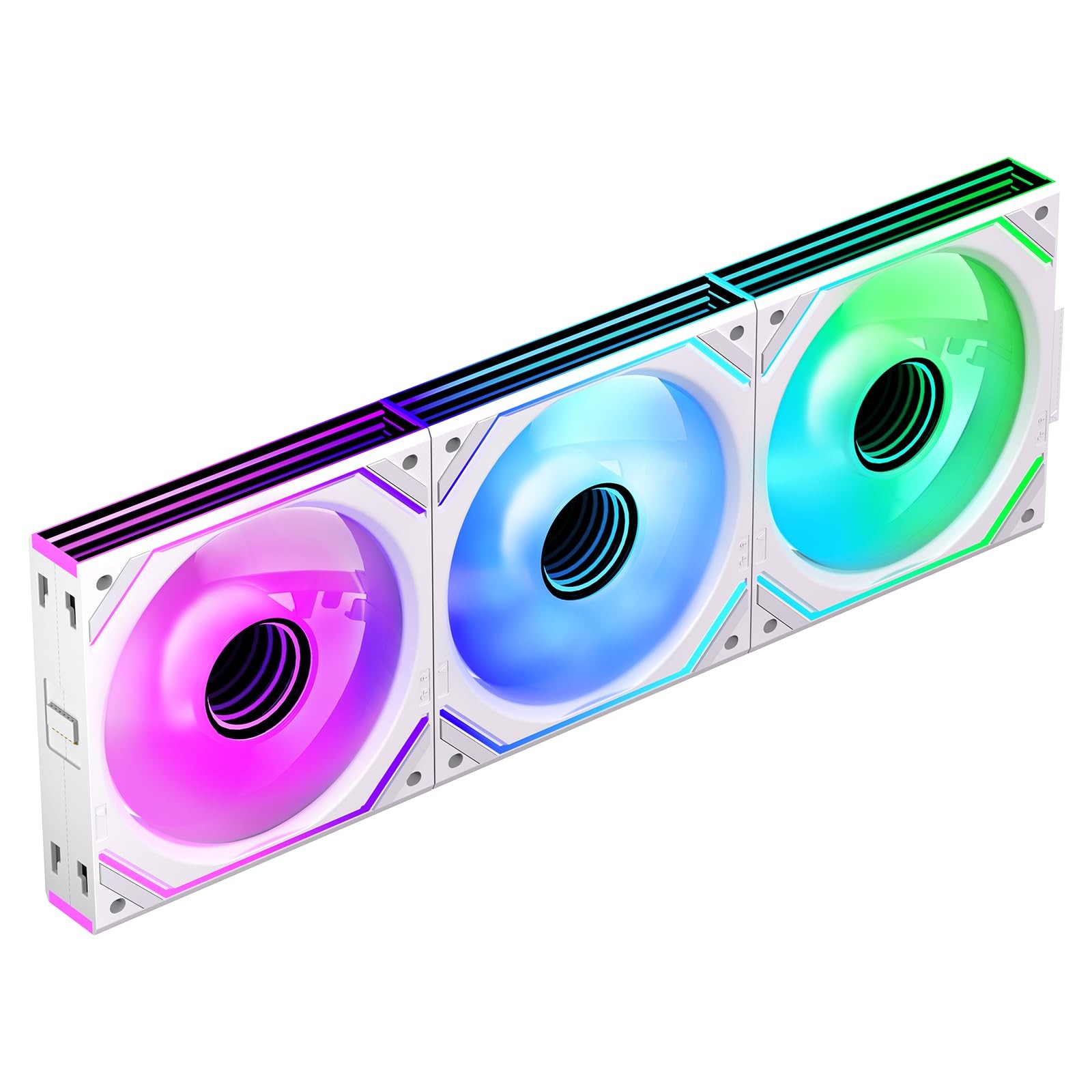 Interstellar V2 X3 120mm PC ARGB Computer Case Fans|Infinity Mirror|Daisy-Cha...