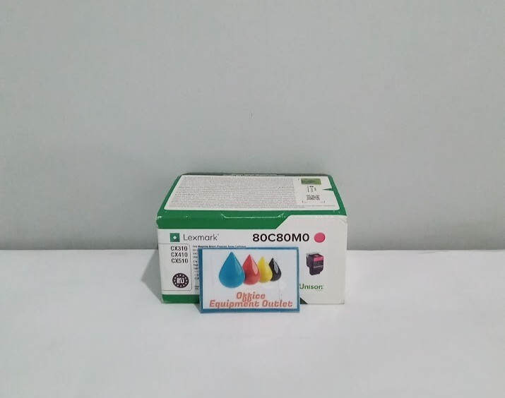 Lexmark 80C80M0 CX310,410,510 Magenta Return Program 1K Toner Cartridge