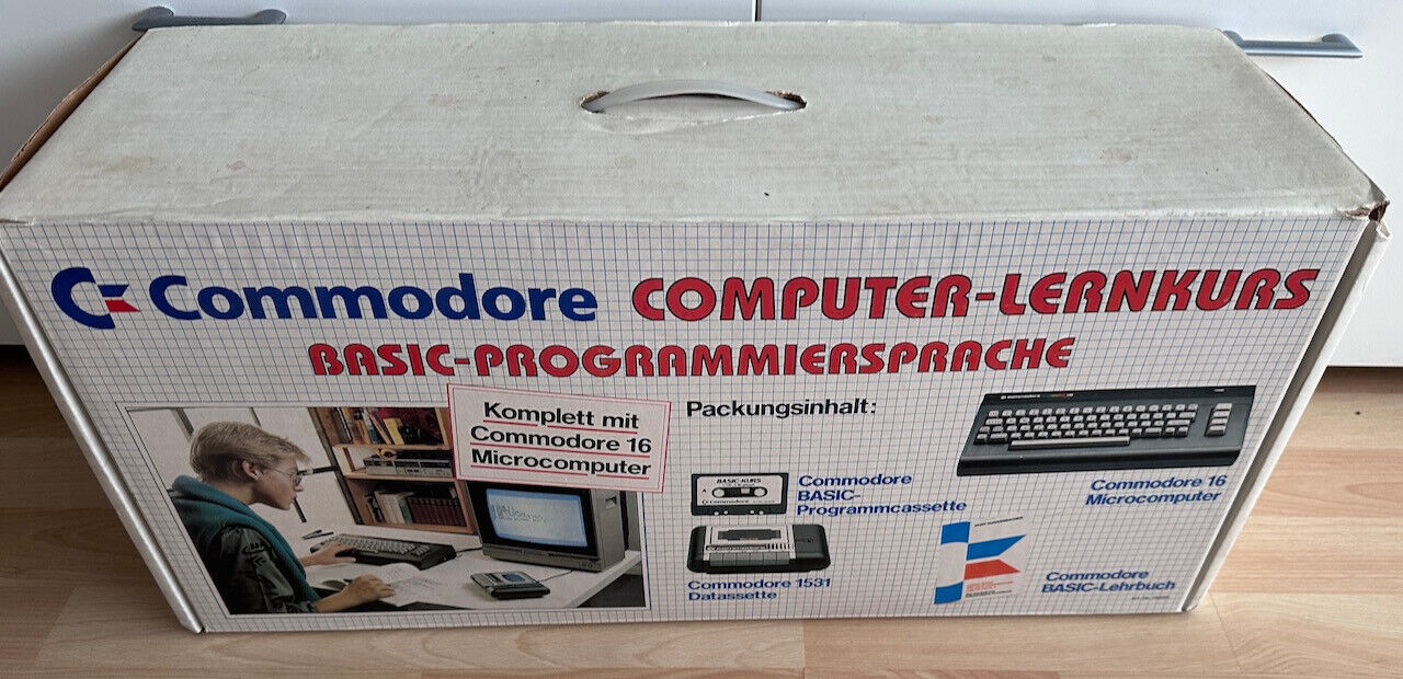 Commodore C16 With Original Packaging, Boxed / Top